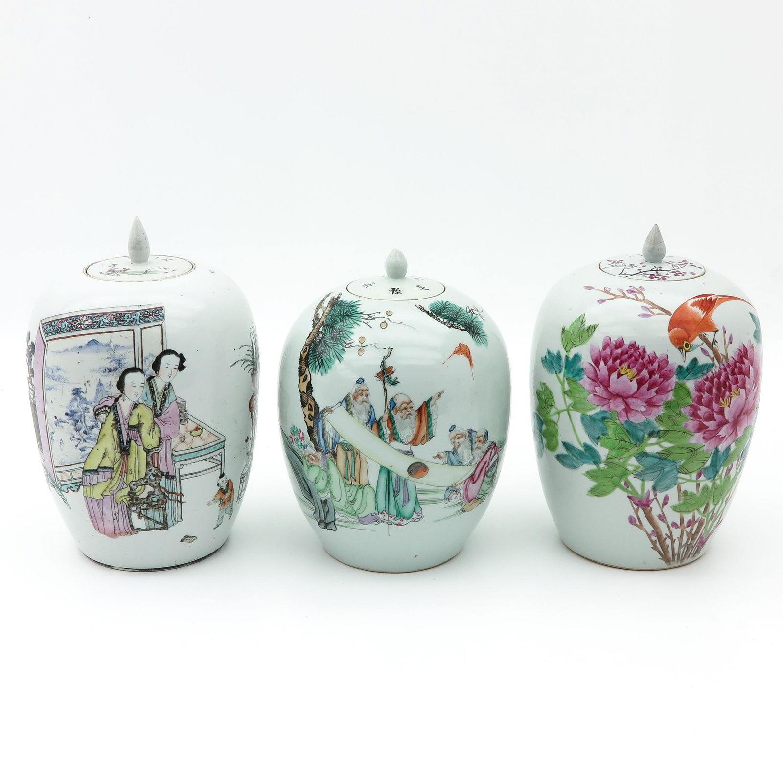 A Lot of 3 Ginger Jars (1 of 9)