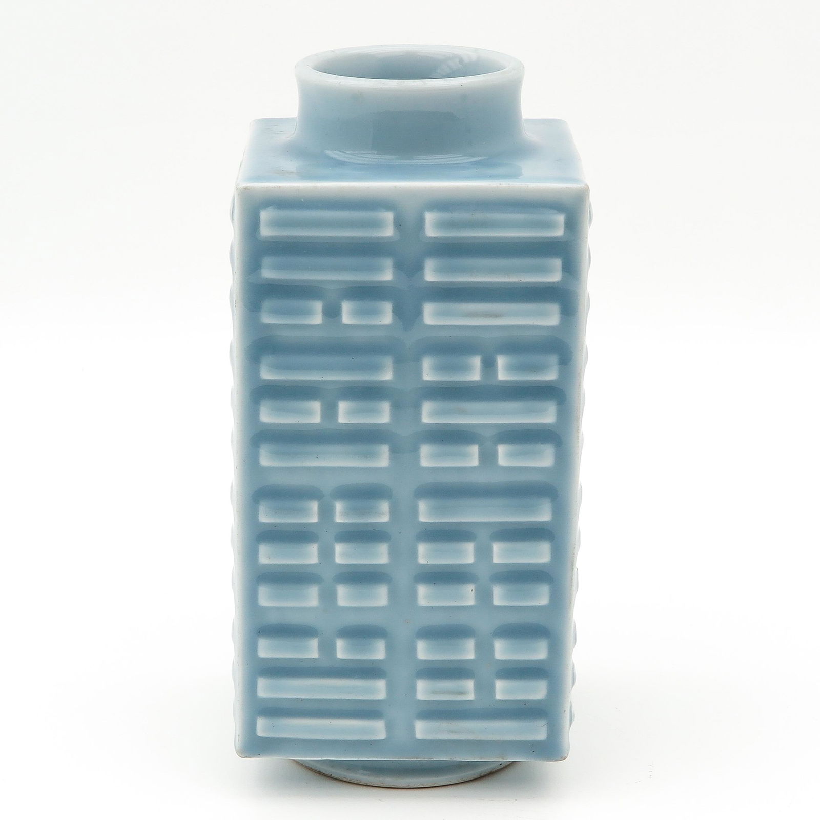A Light Blue Glazed Cong Vase (1 of 10)