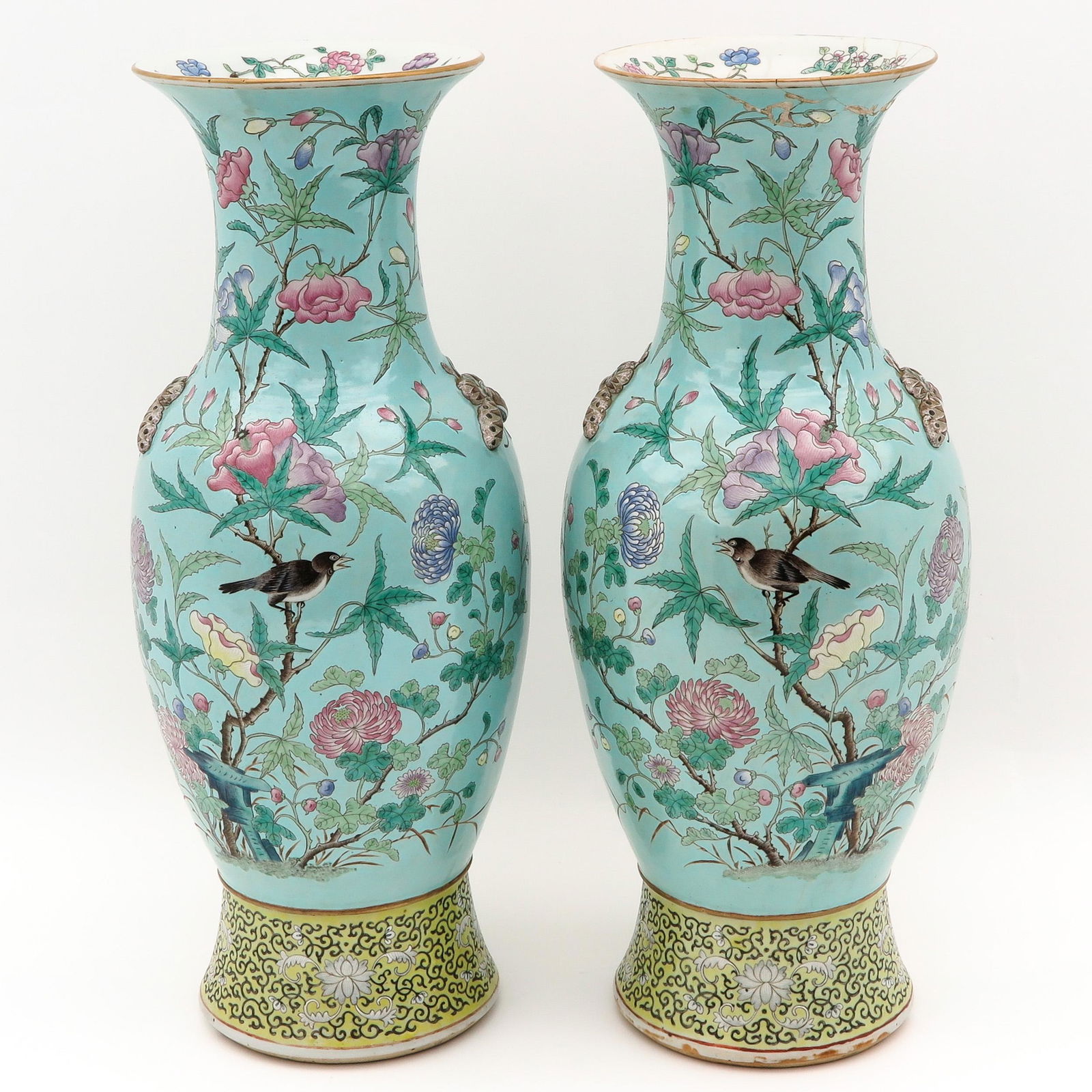 A Pair of Famille Rose Vases (1 of 10)
