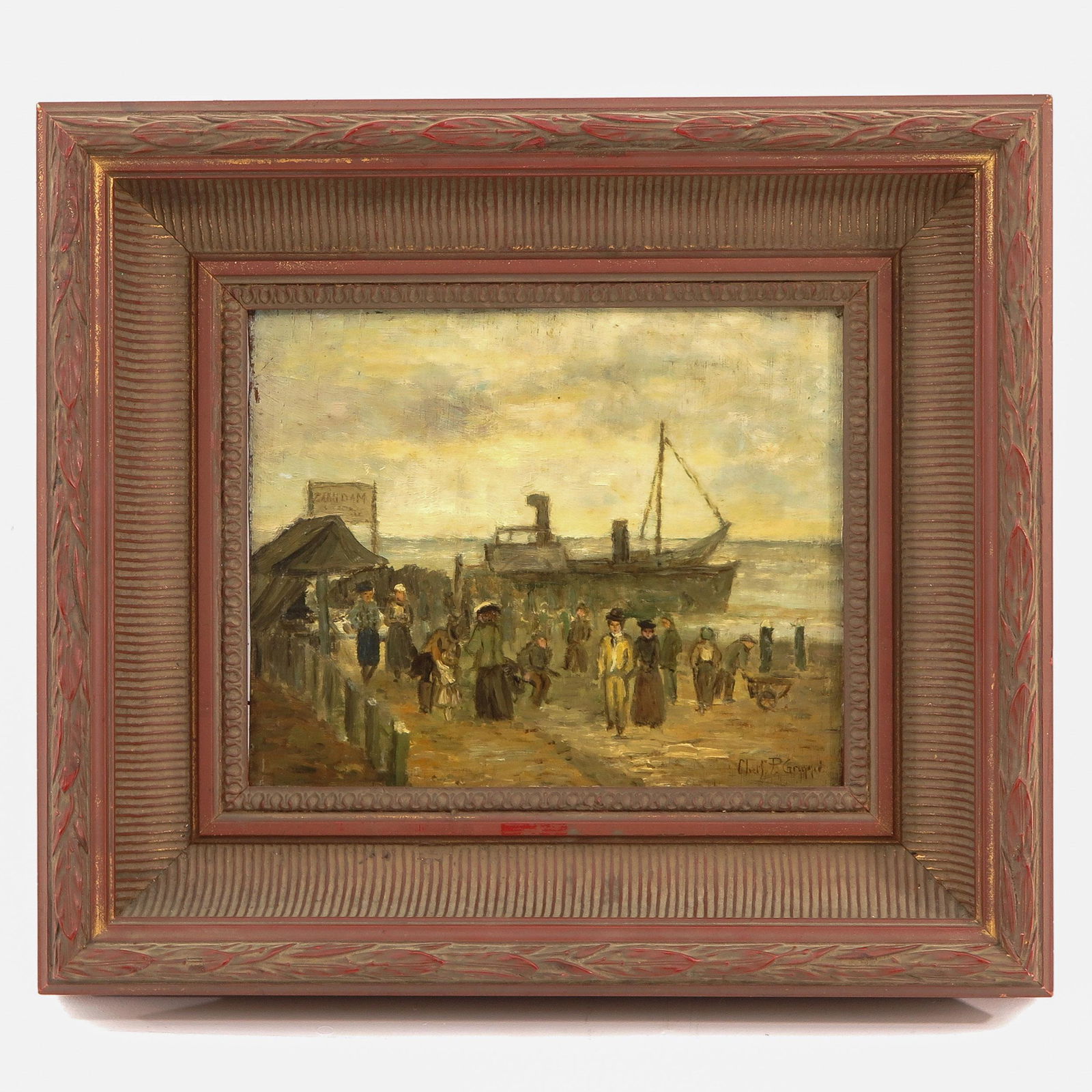 A Signed Oil on Panel Painting (1 of 7)