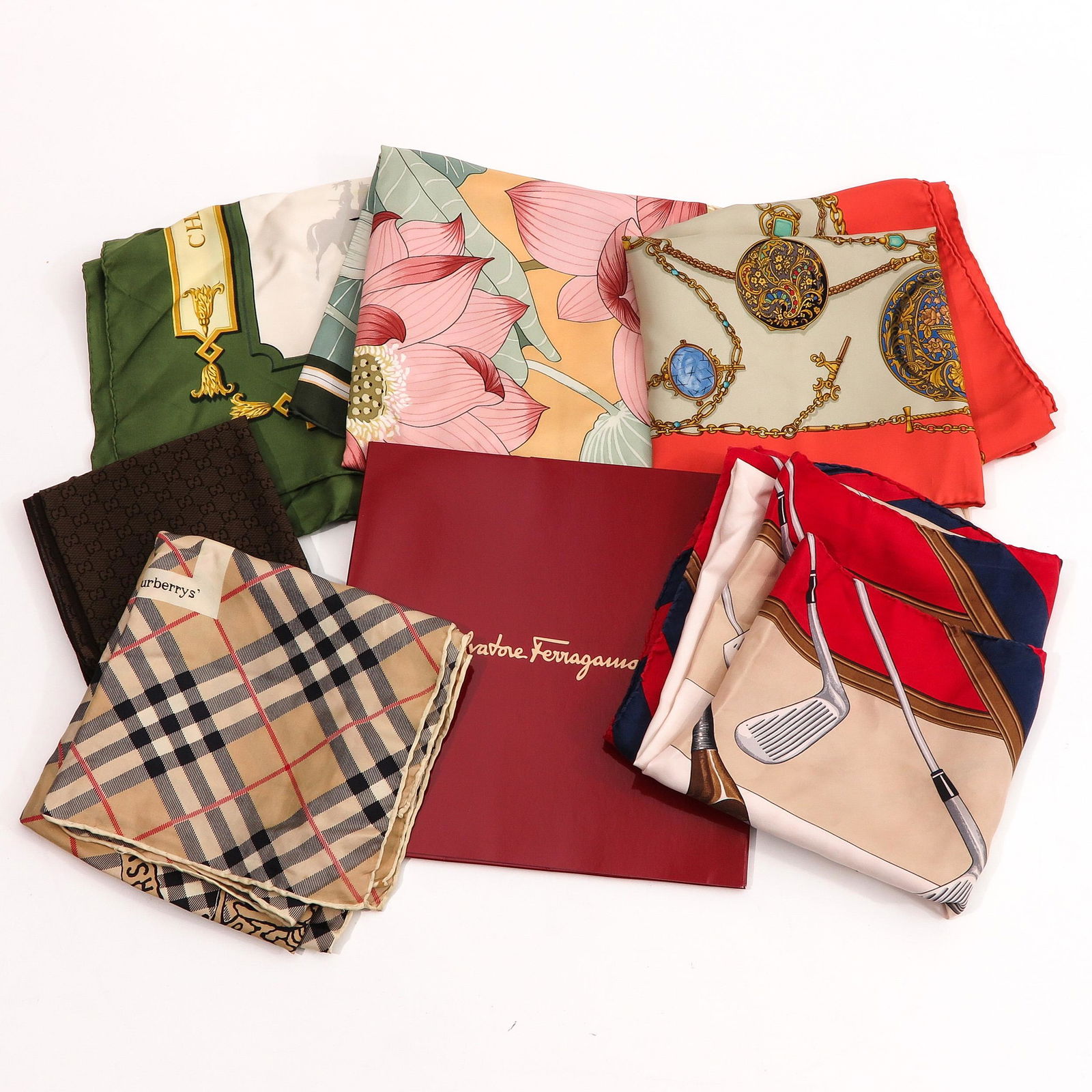 A Collection of Silk Scarves (1 of 8)