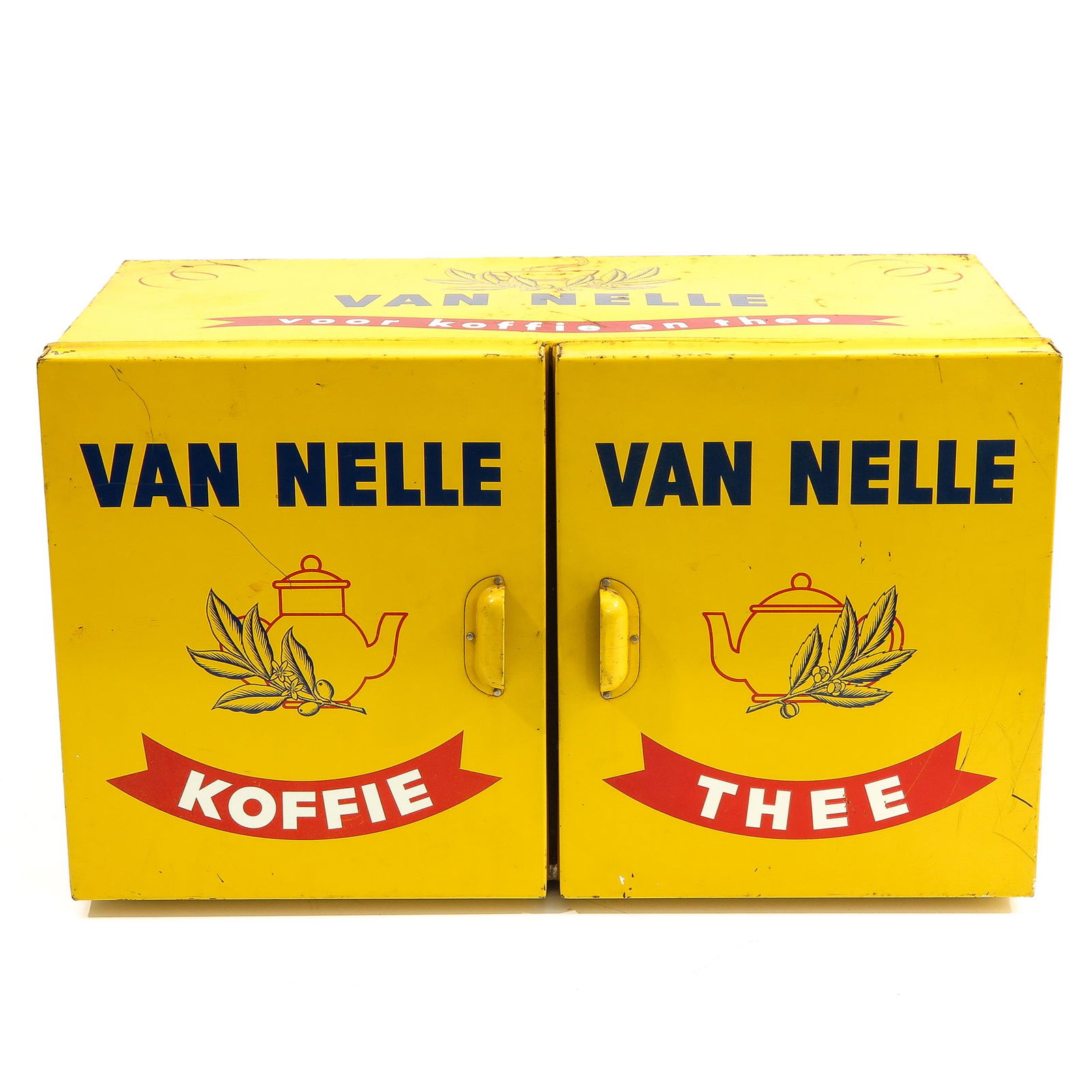 A Metal Advertisement Tea and Coffee Box (1 of 5)