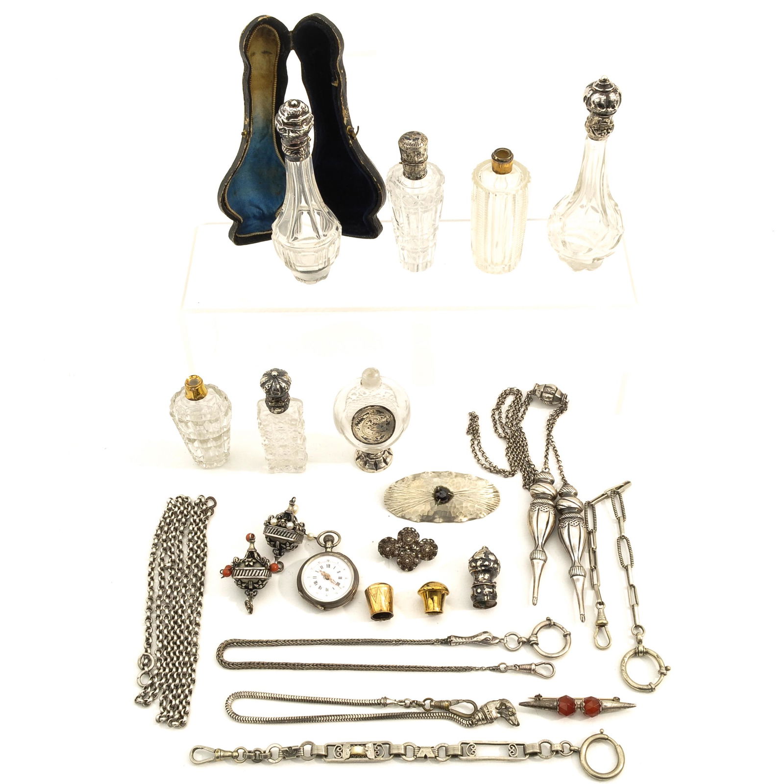 A Collection of 19th Century Perfume Bottles (1 of 4)