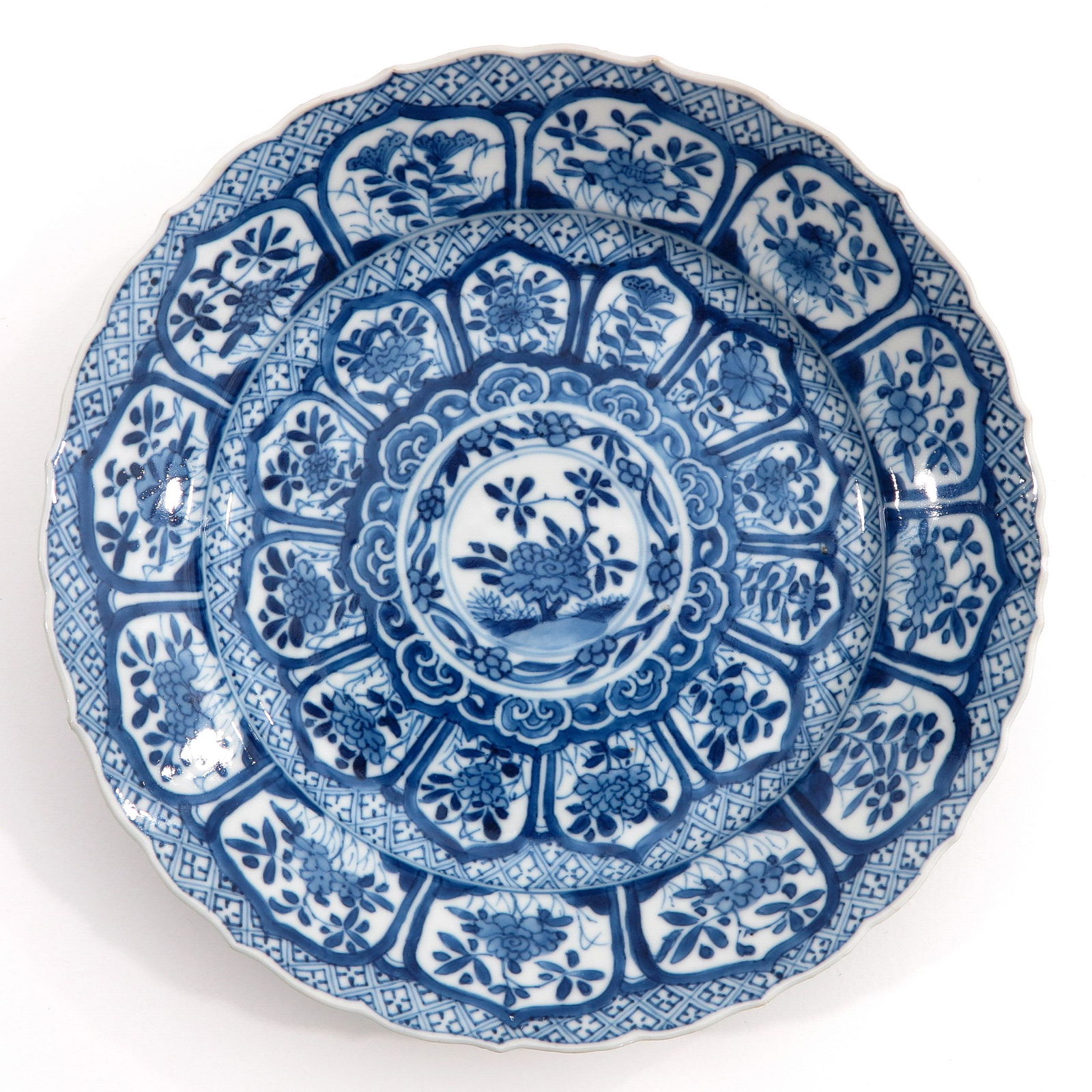 A Blue and White Kangxi Period Plate (1 of 6)