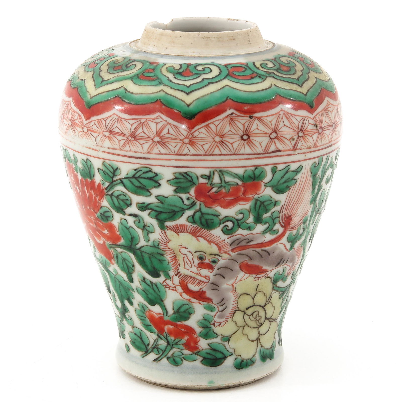A Wucai Decor Vase (1 of 9)