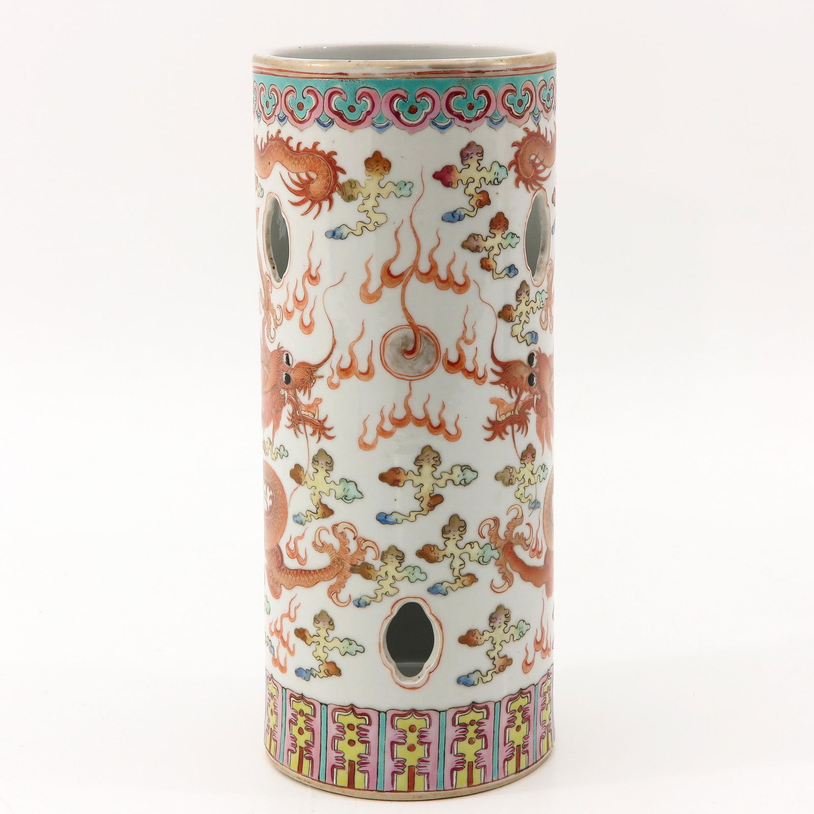 A Famille Rose Hat Stand (1 of 9)