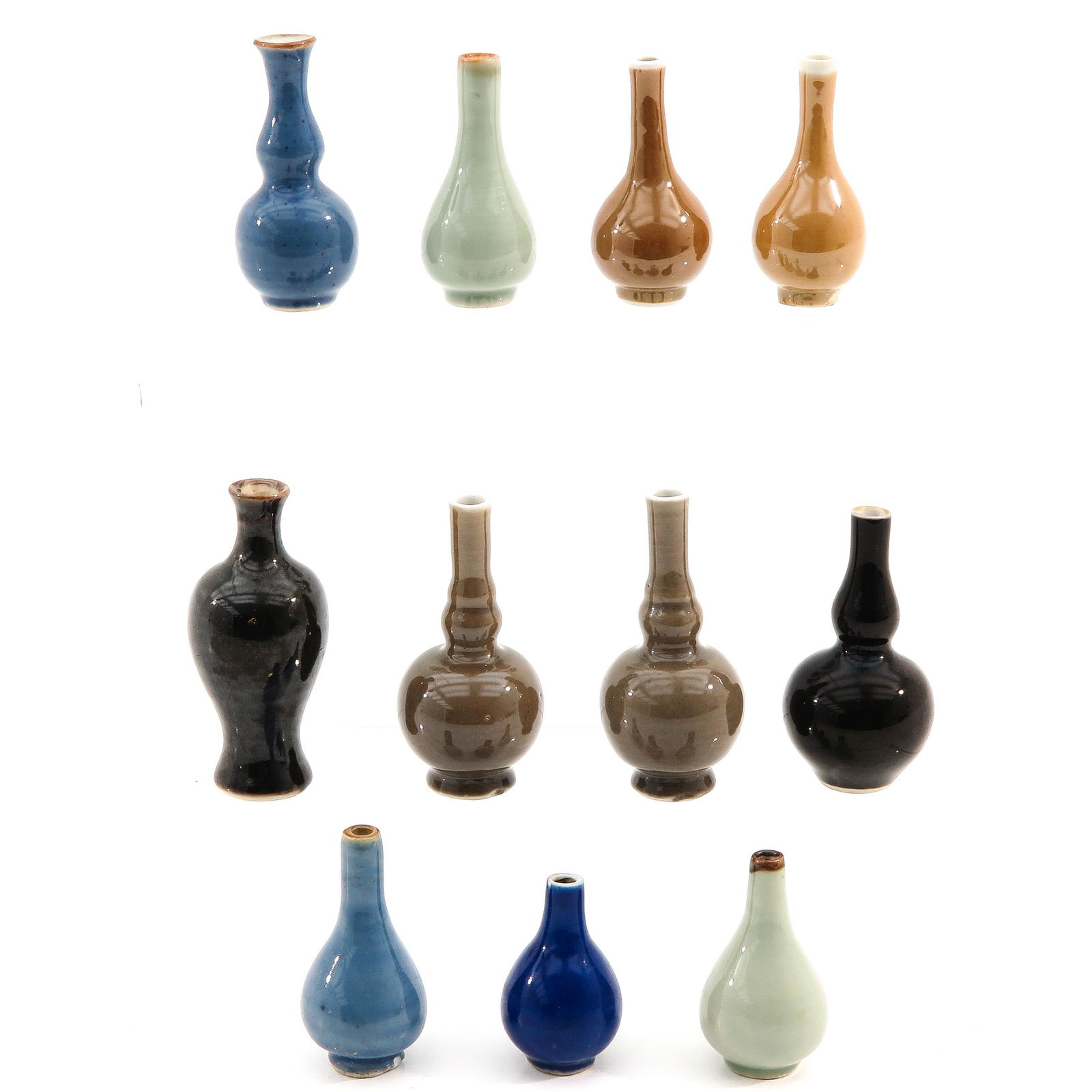 A Collectin of 11 Miniature Vases (1 of 10)
