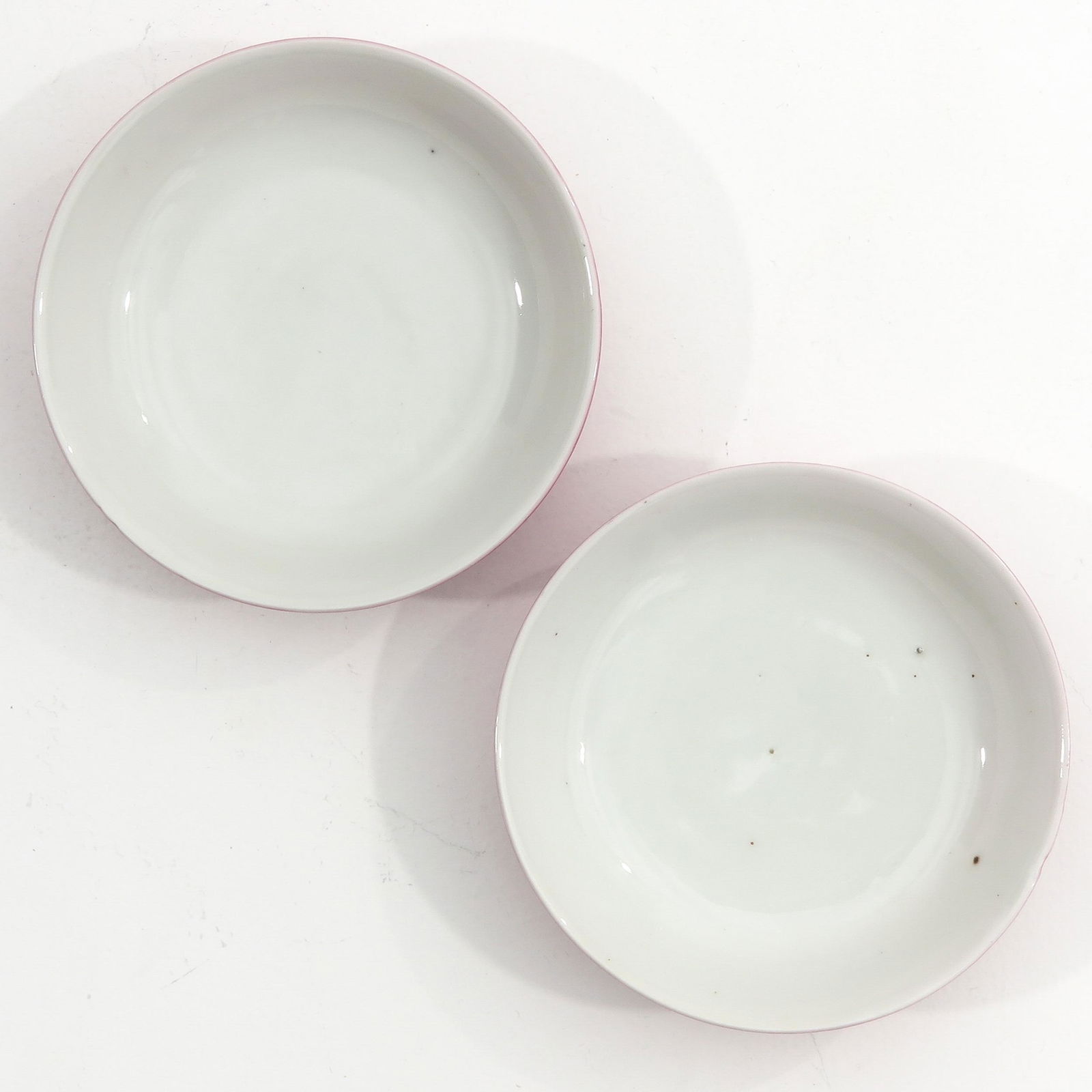 A Pair of 2 Small Pink Dishes (1 of 8)