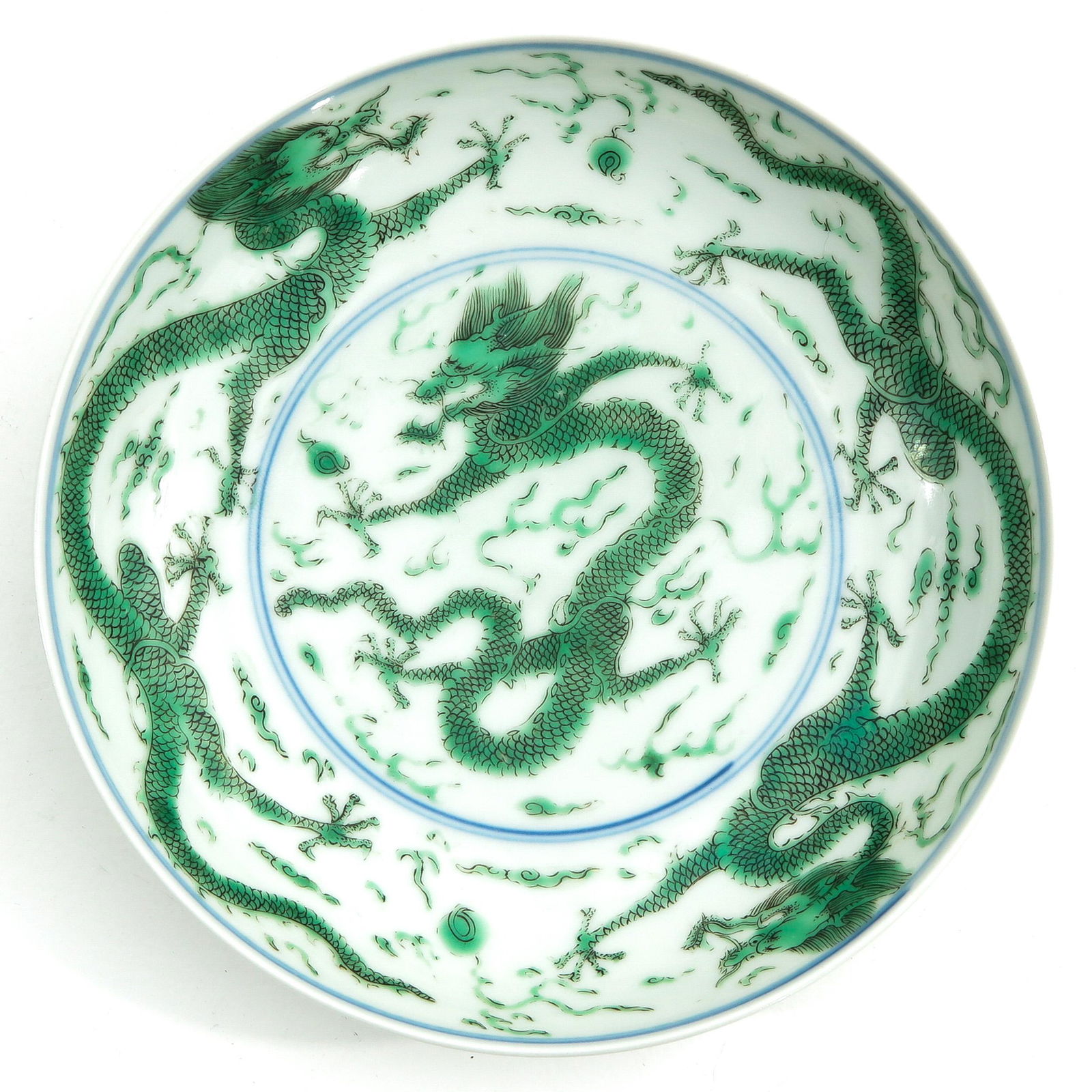 A Green Dragon Decor Dish (1 of 6)