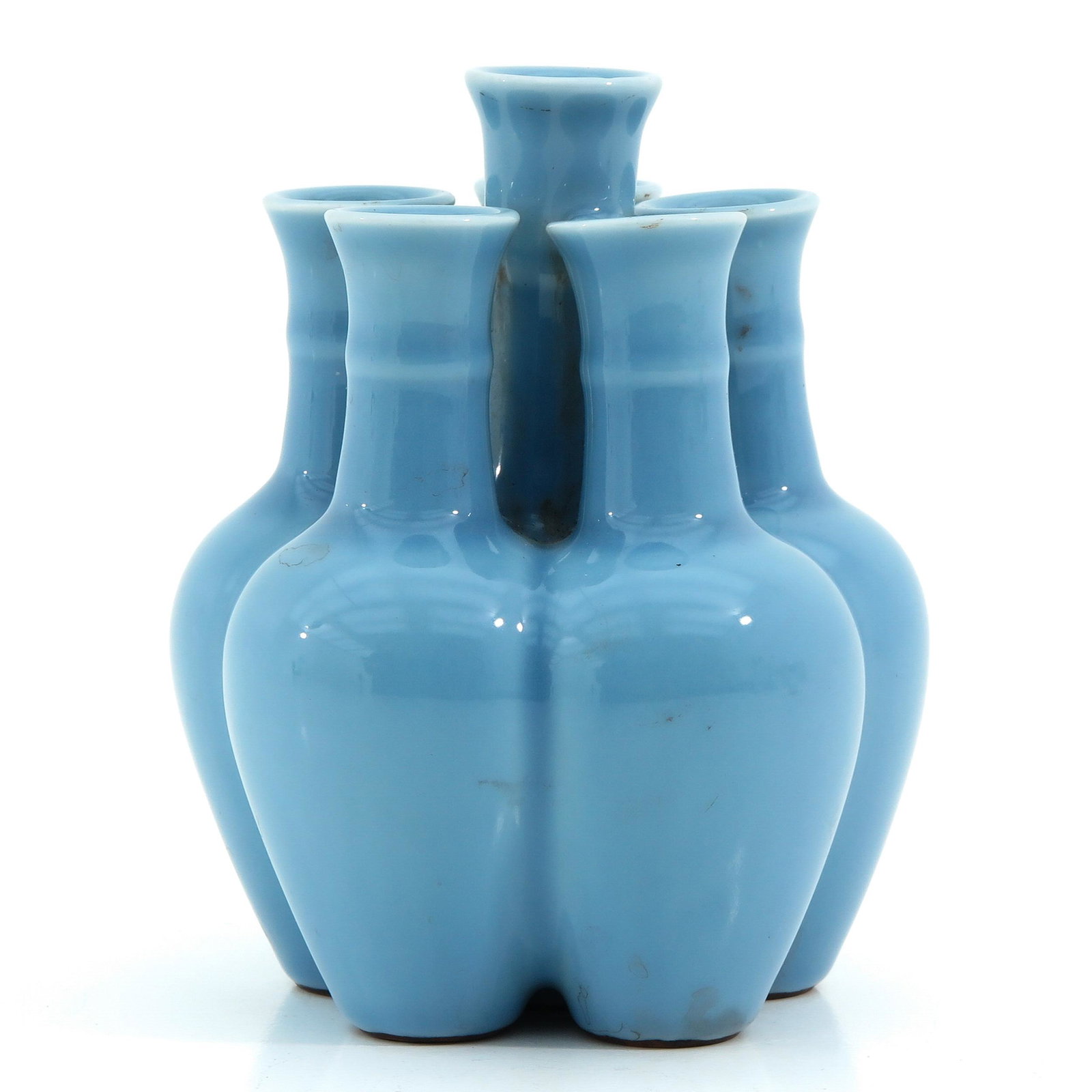 A Tulip Vase: Qianlong mark, 18 cm. tall.
