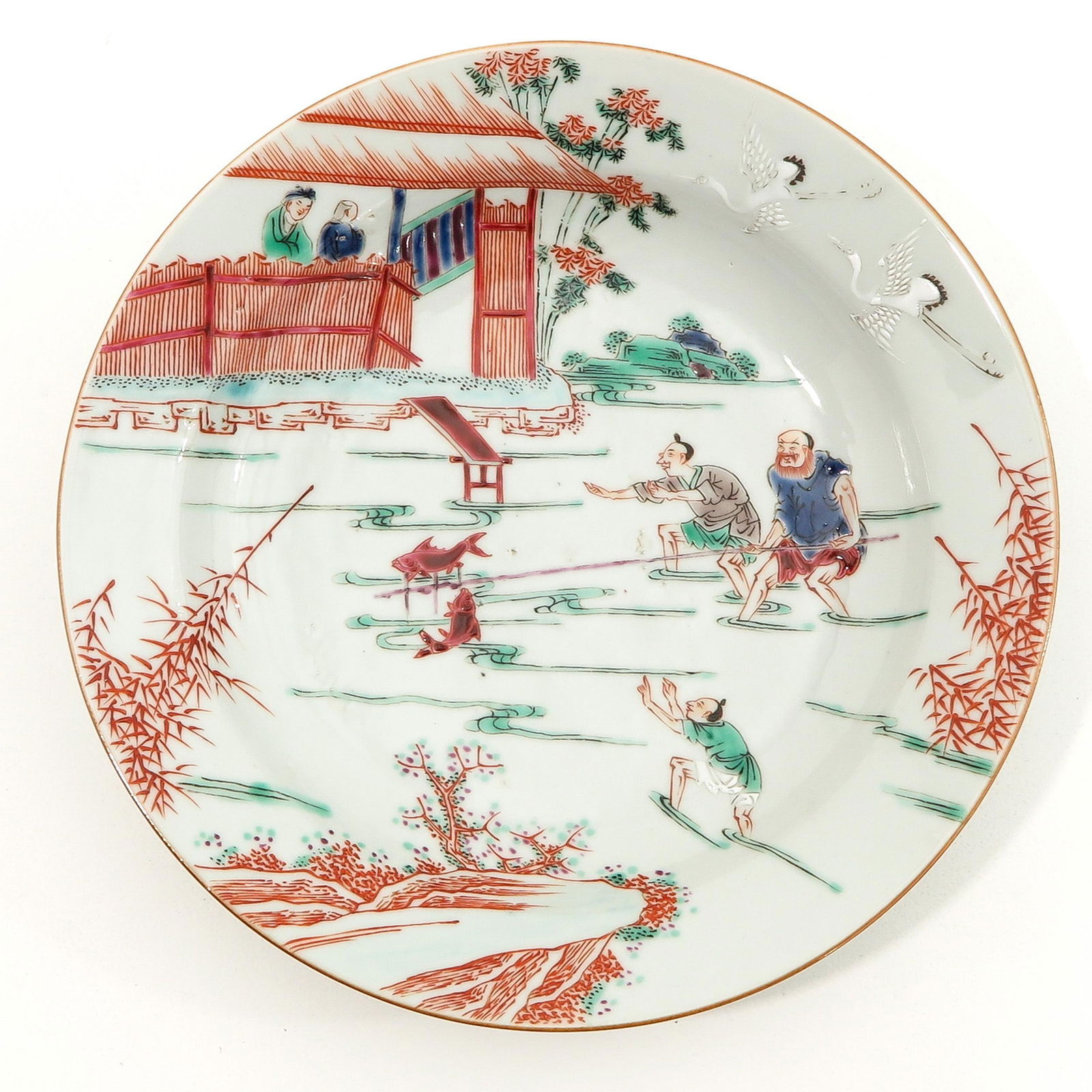 A Polychrome Decor Plate (1 of 5)
