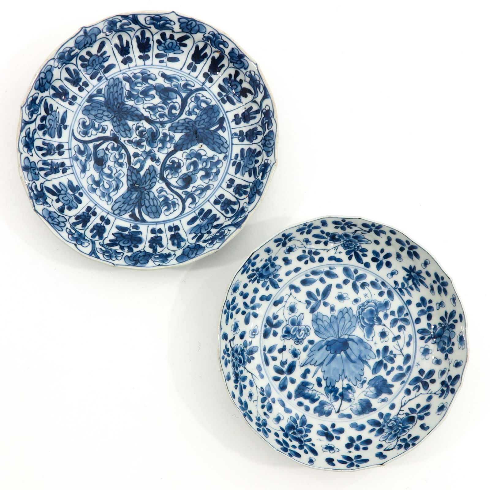 2 Blue and White Plates (1 of 10)