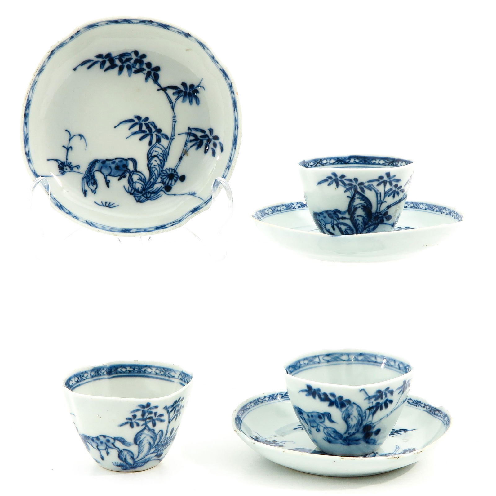 A Collection of 3 Cups and Saucers (1 of 9)