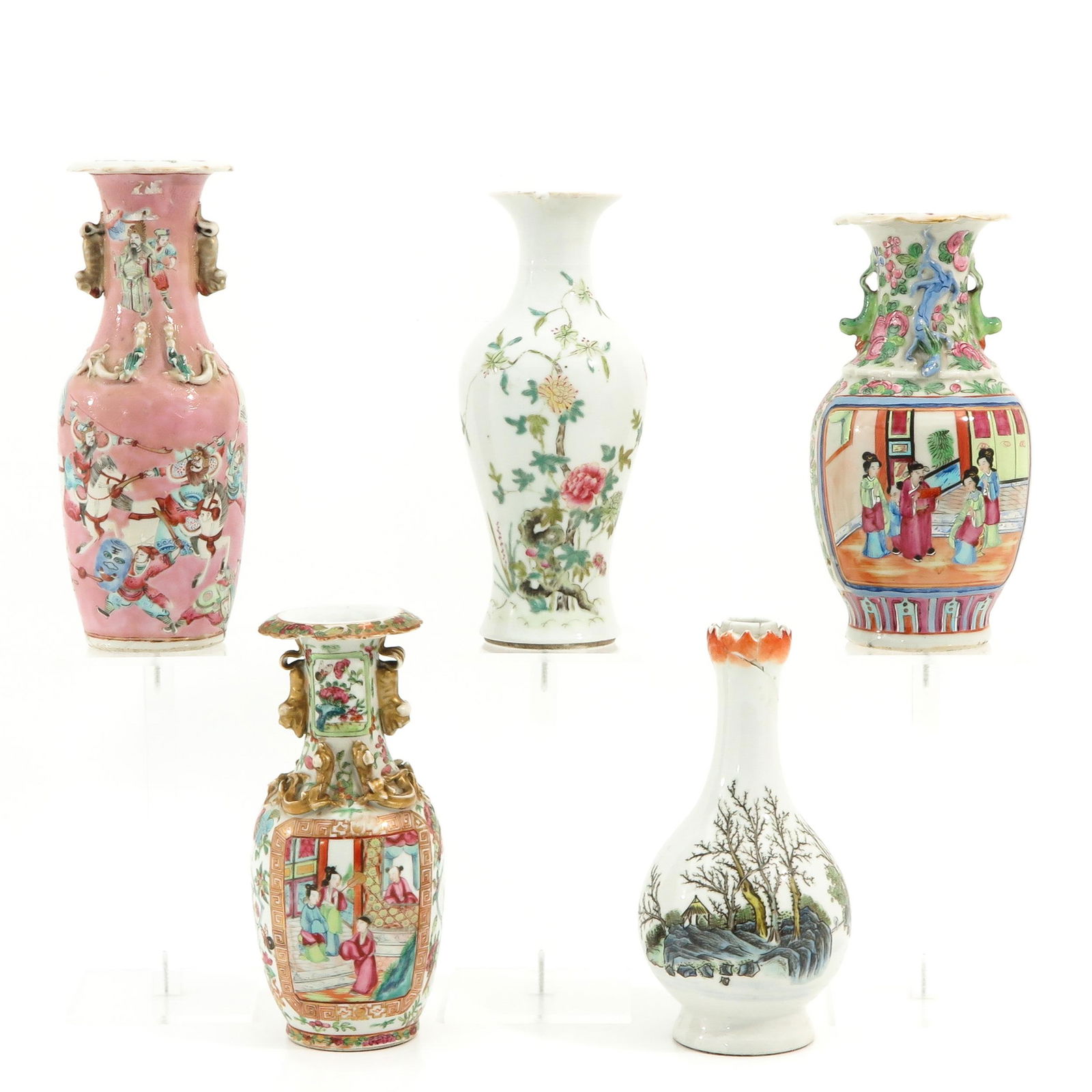 A Lot of 5 Vases (1 of 9)