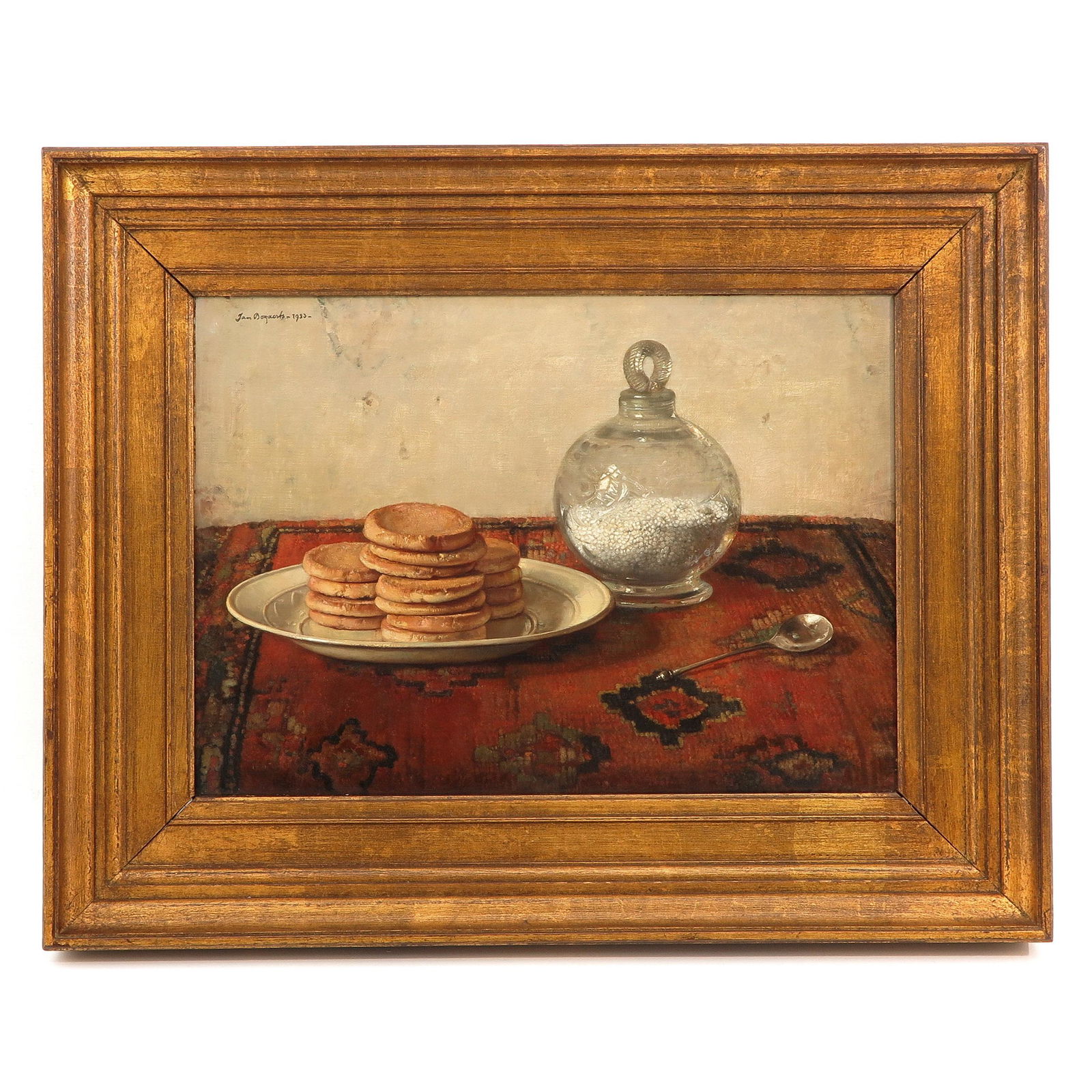 An Oil on Canvas Signed Jan Bogaerts (1 of 6)