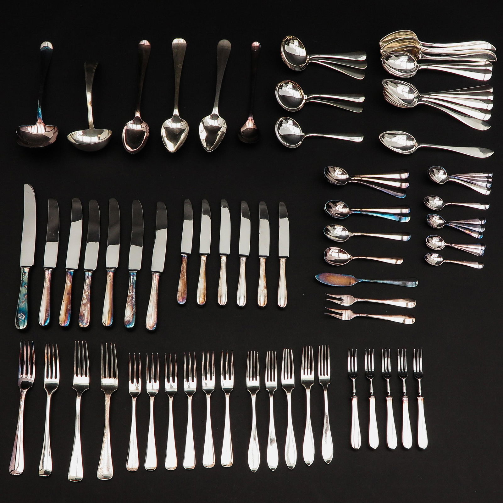 A Collection of Dutch Silver Cutlery (1 of 6)