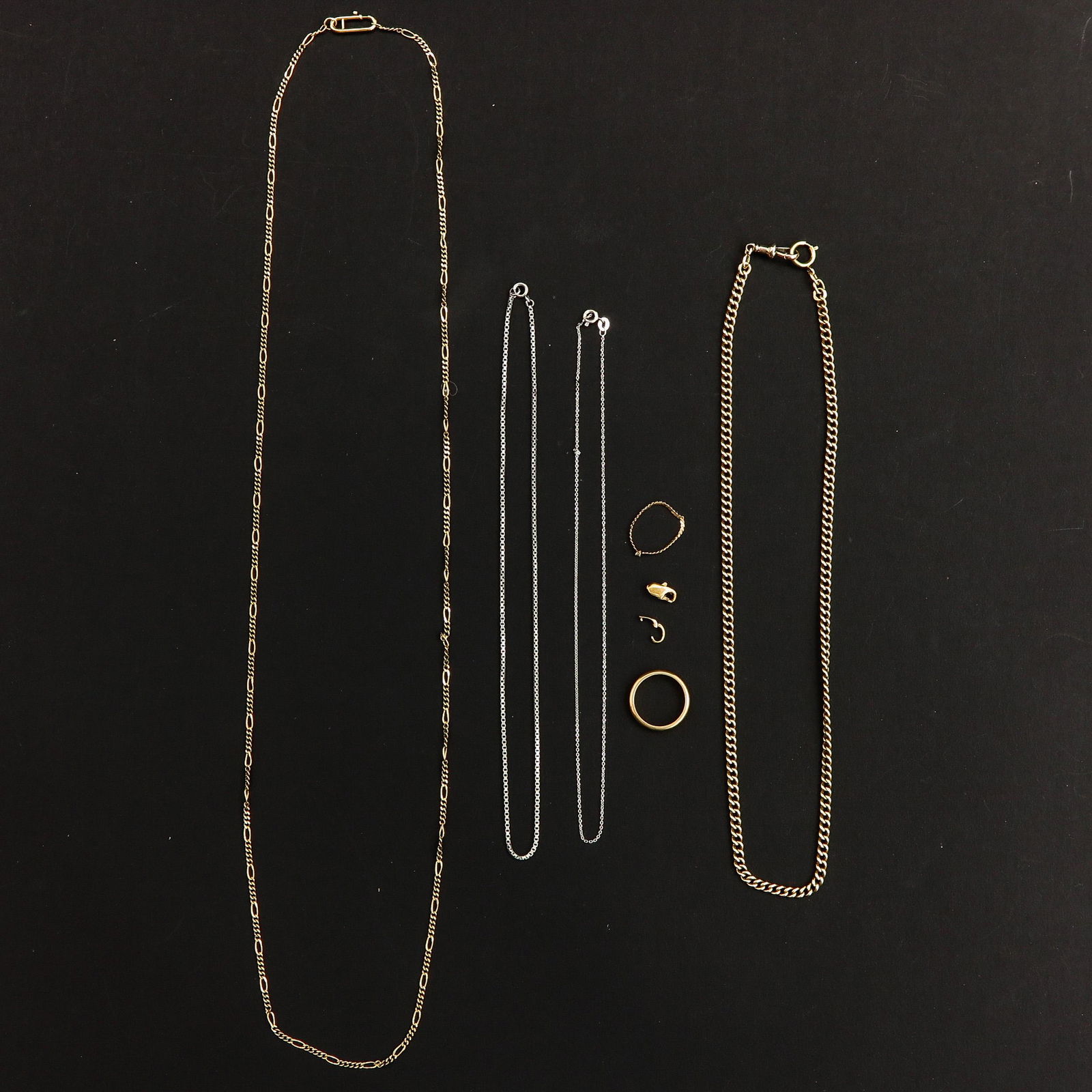 A Collection of Jewelry: Including 14KG wedding ring.