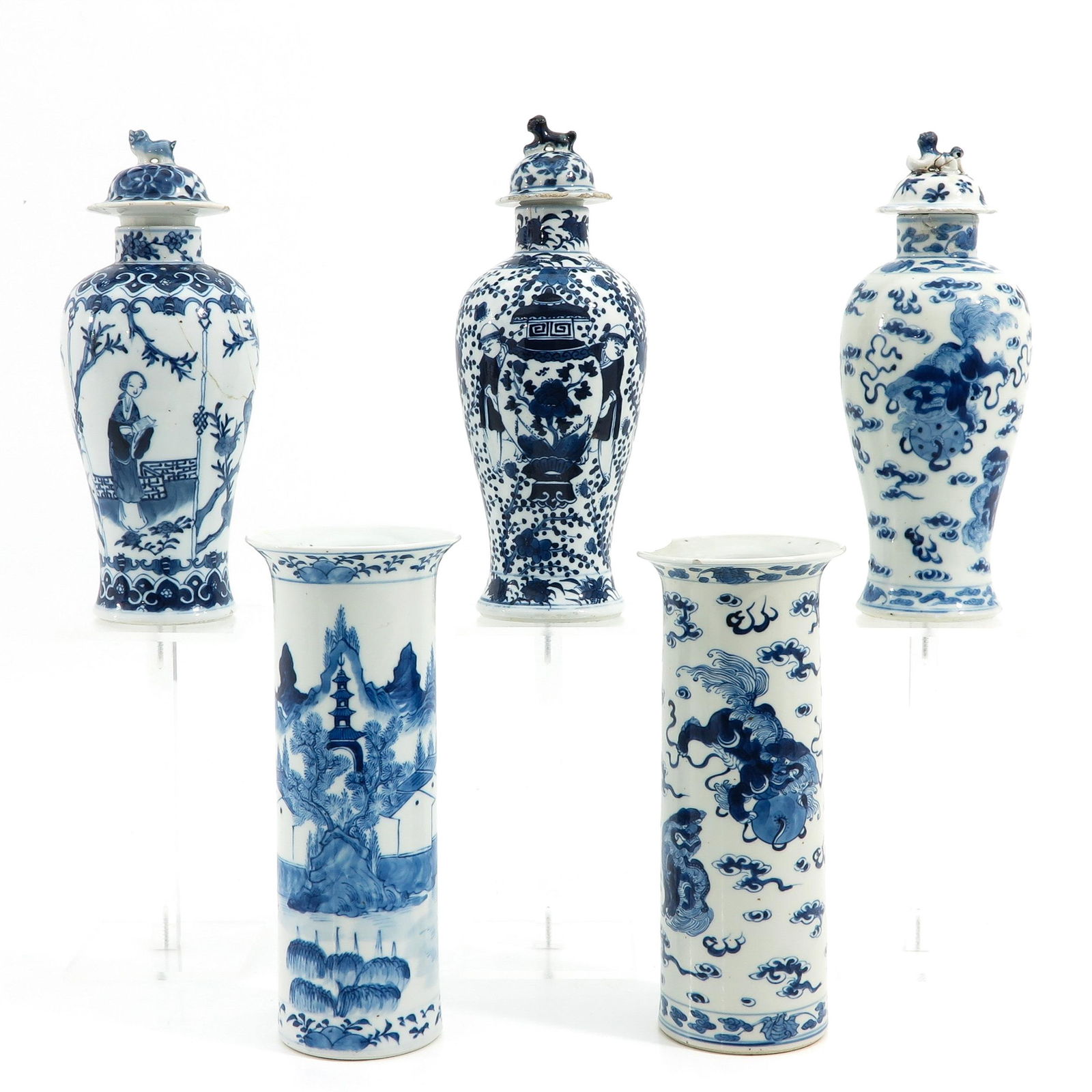 A Collection of 5 Vases (1 of 9)