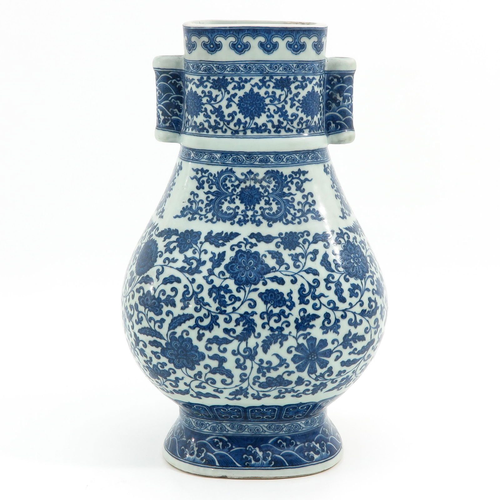 A Blue and White Hu Vase (1 of 10)