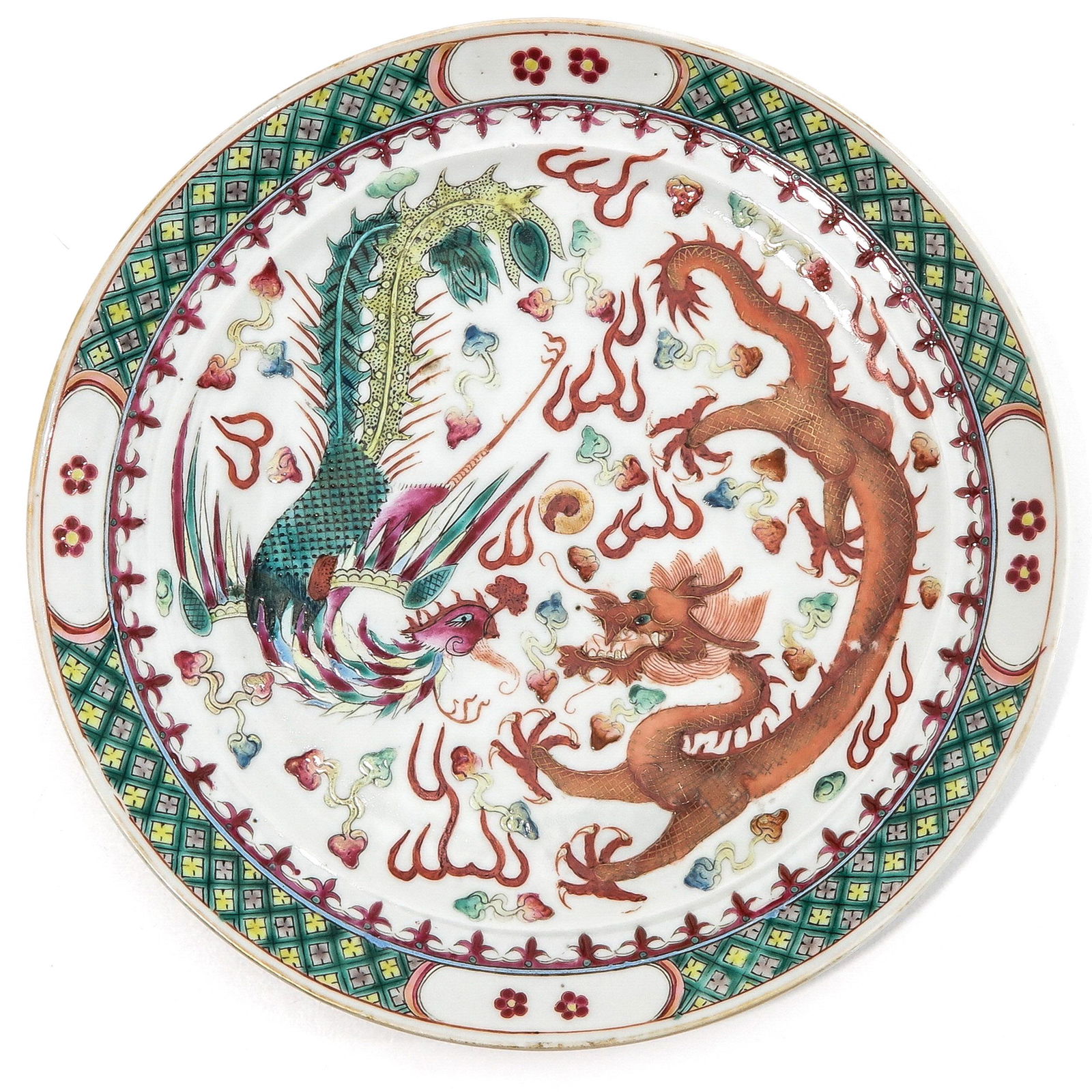 A Polychrome Decor Plate (1 of 6)
