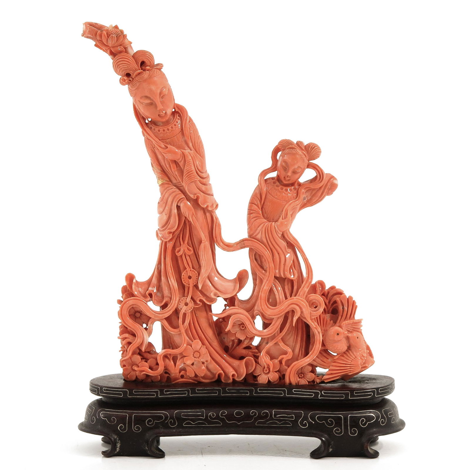 A Carved Red Coral Sculpture (1 of 10)