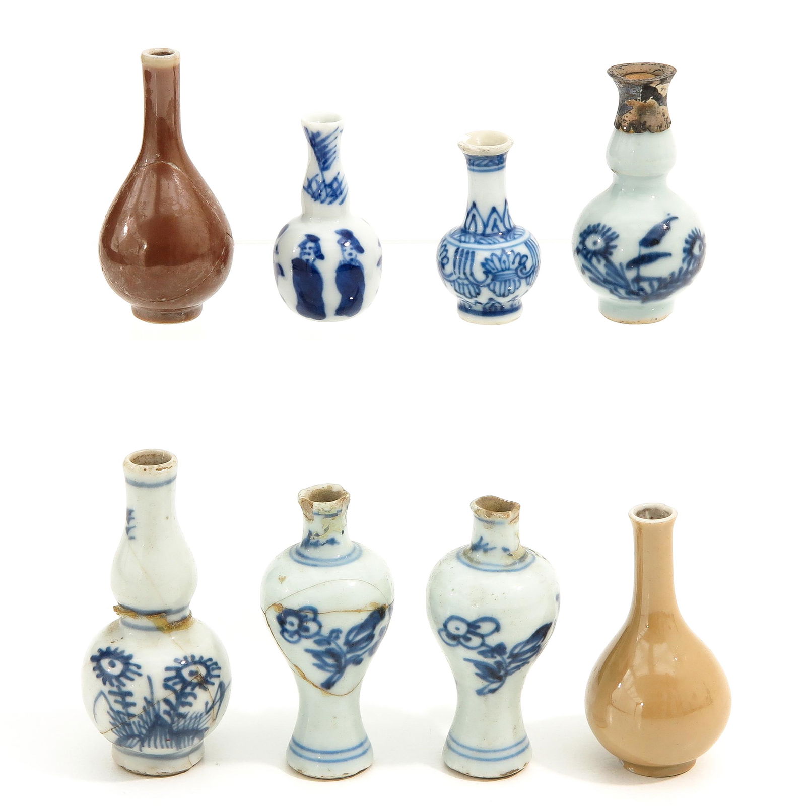 A Collection of Miniature 8 Vases (1 of 10)