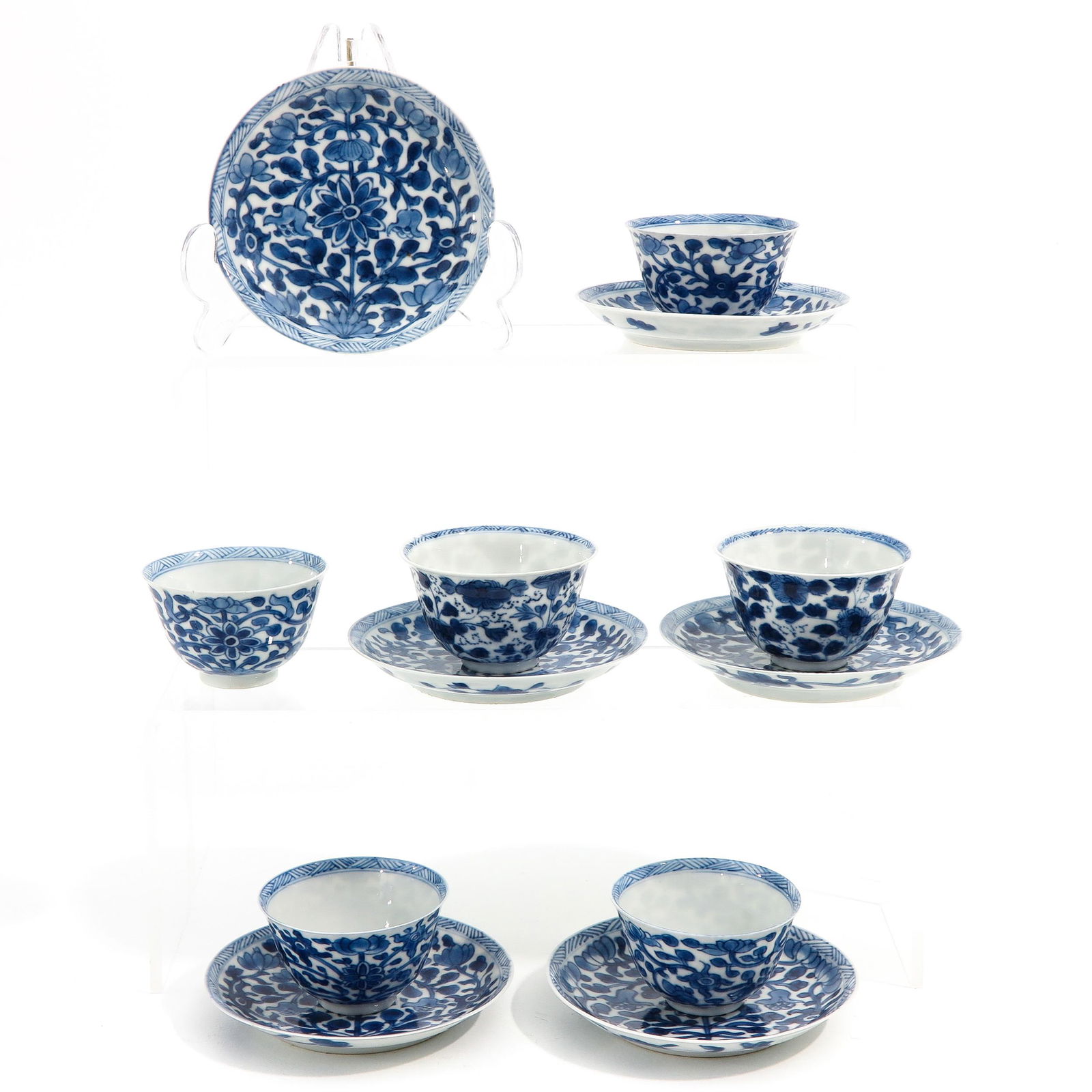 A Lot of 6 Cups and Saucers (1 of 10)