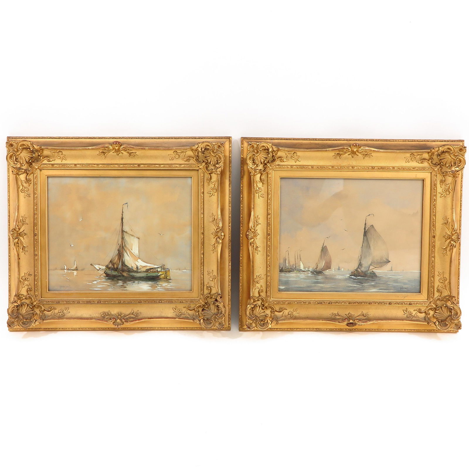 A Lot of 2 Water Color Paintings (1 of 8)