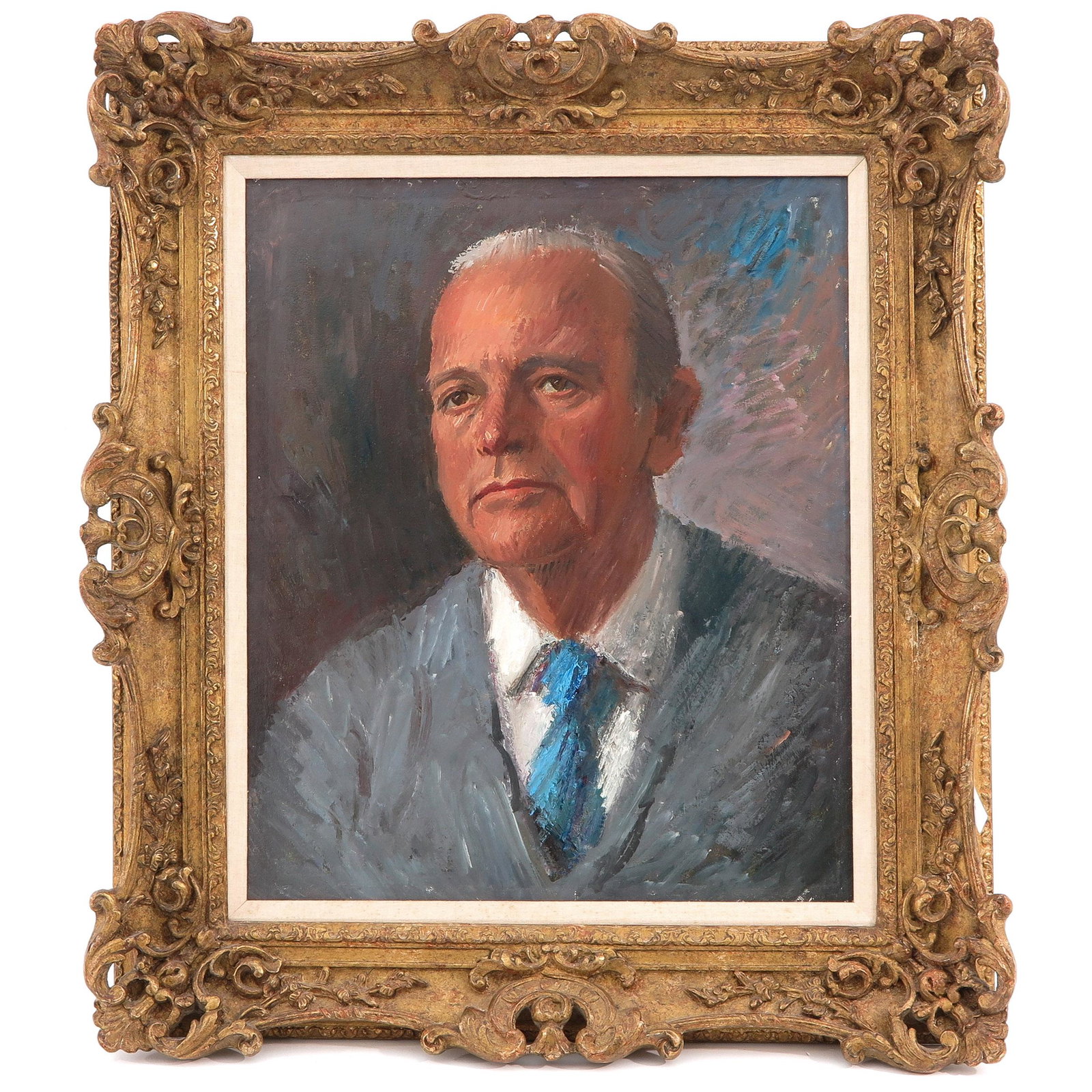 An Oil on Canvas Signed Ludwig Neuhauser: Depicting F.C. Butot, 40 x 48 cm.