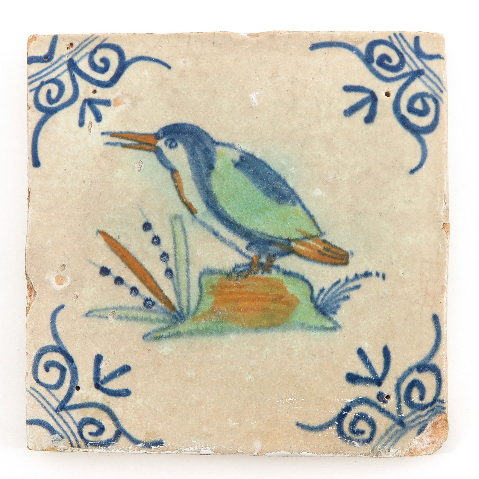 A 17th Century Dutch Tile (1 of 2)
