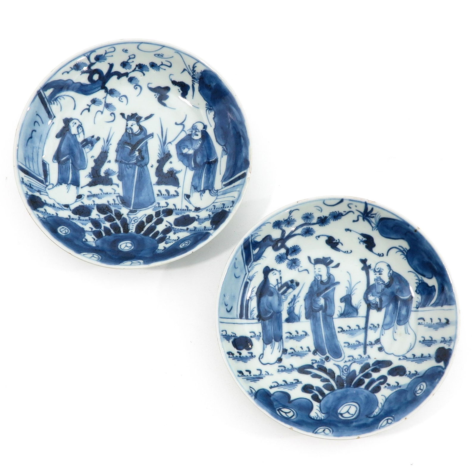 A Pair of Blue and White Plates (1 of 9)