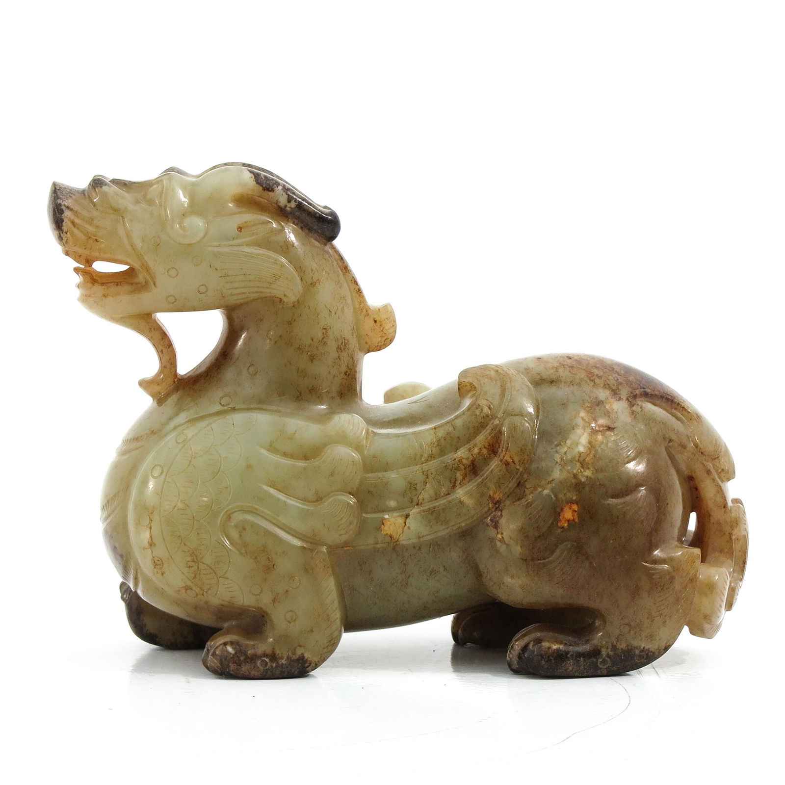 A Carved Stone Dragon Sculpture (1 of 9)