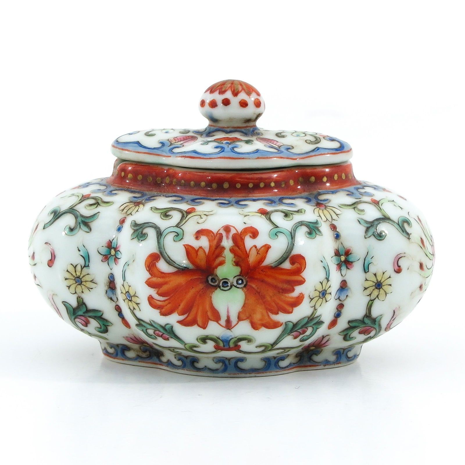 A Famille Rose Mustard Pot (1 of 9)