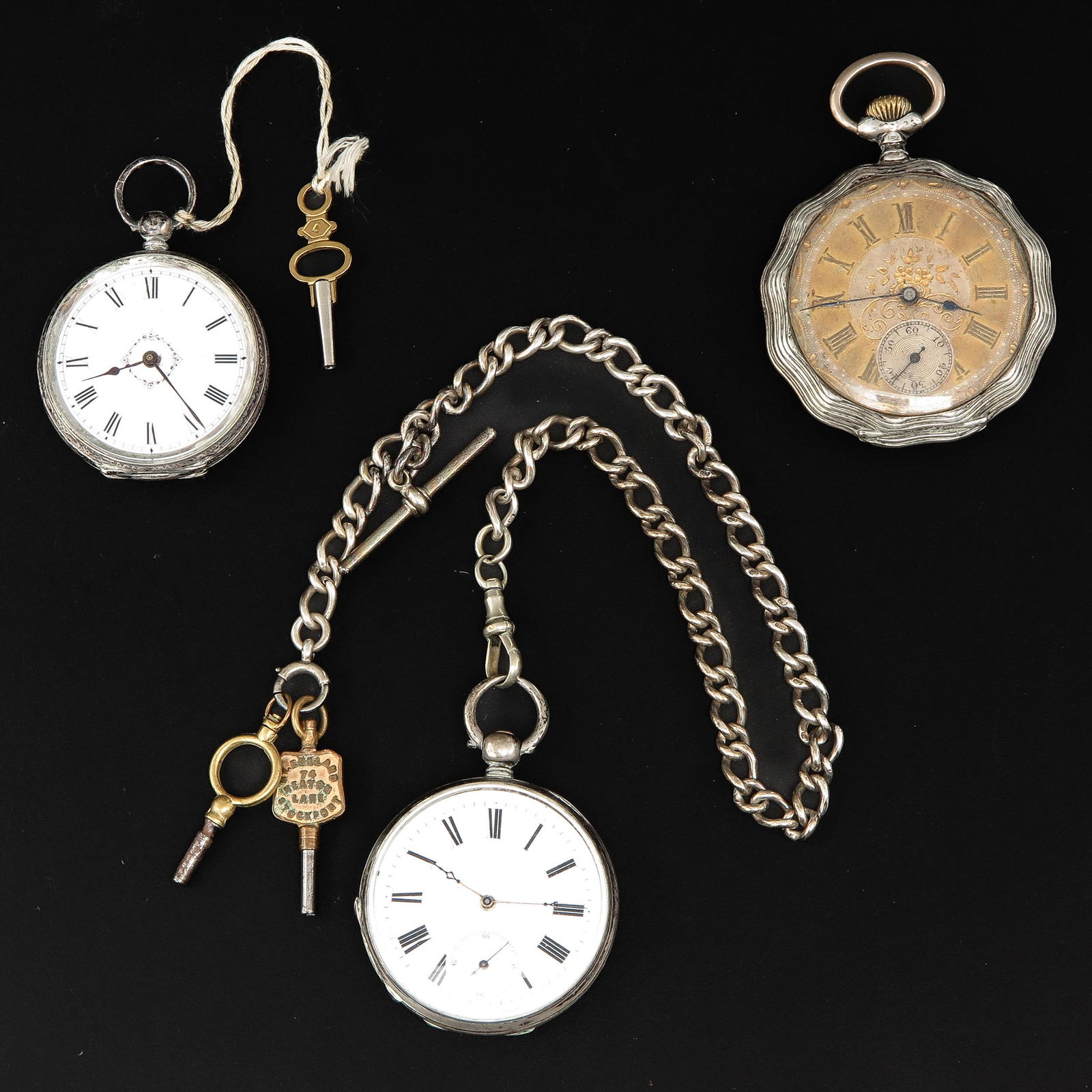 A Collection of 3 Pocket Watches (1 of 7)