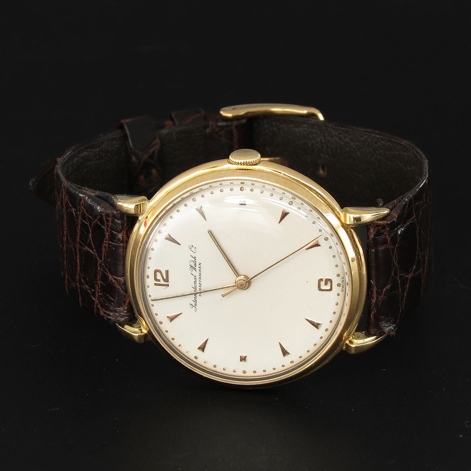 A Mens 18KG IWC Schaffhausen Watch (1 of 3)