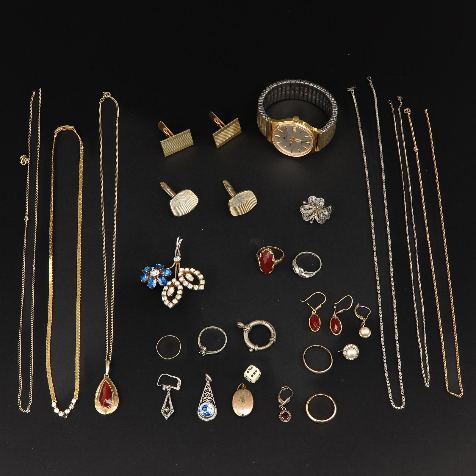A Lot of Jewelry: Including 14KG.