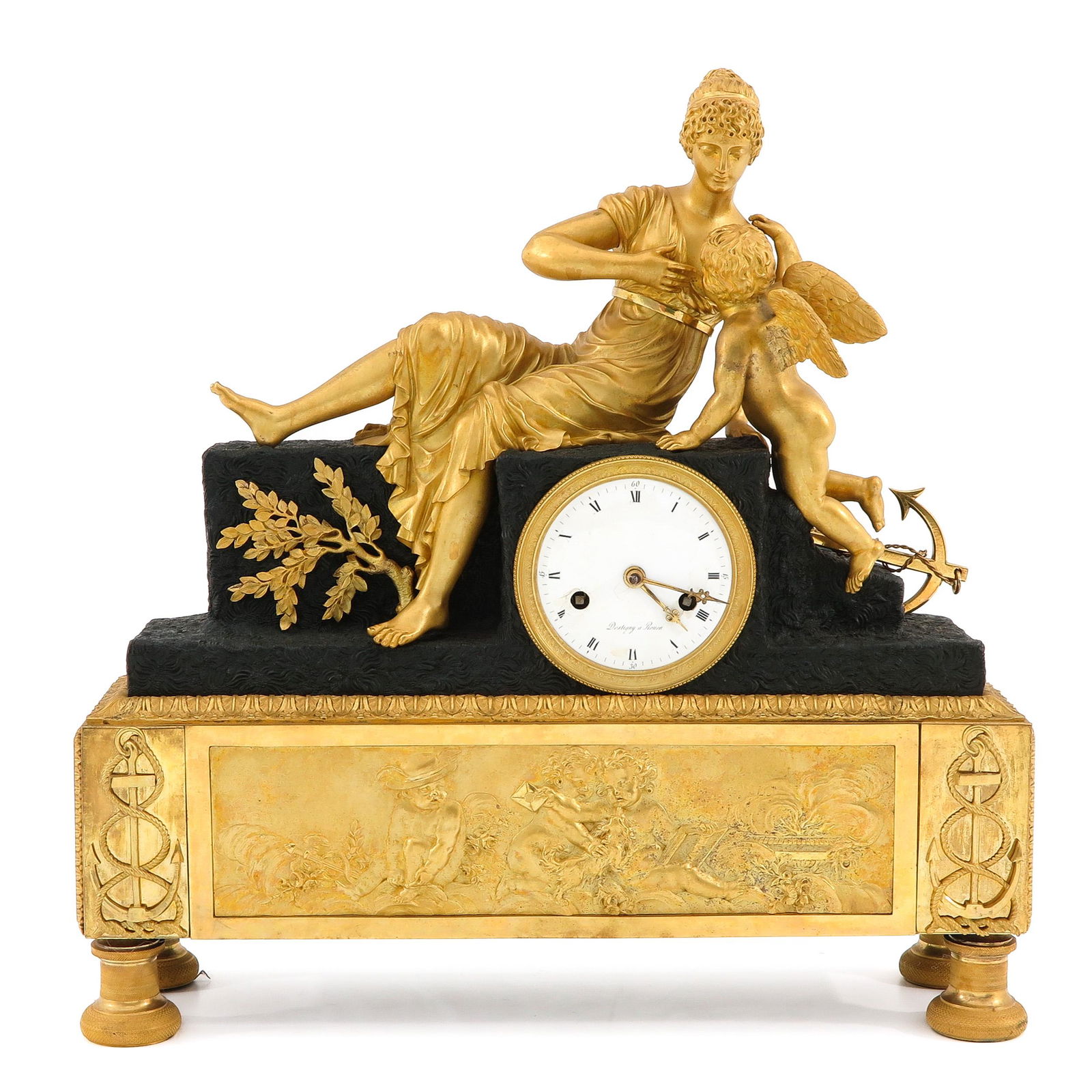 A Pendule Signed Thomire Titled La mer nourriciere (1 of 10)