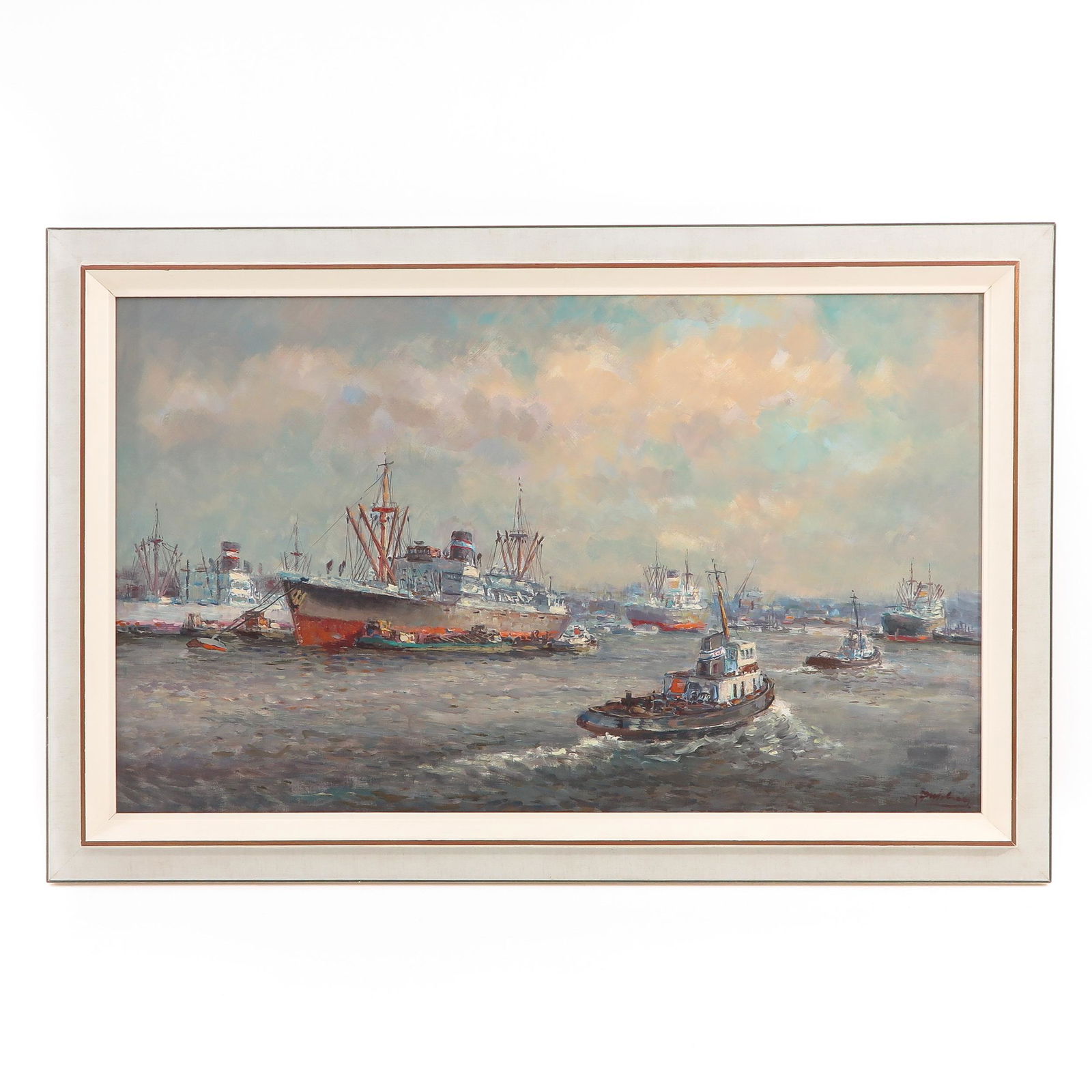 An Oil on Canvas Signed J.P. Molenaar (1 of 7)