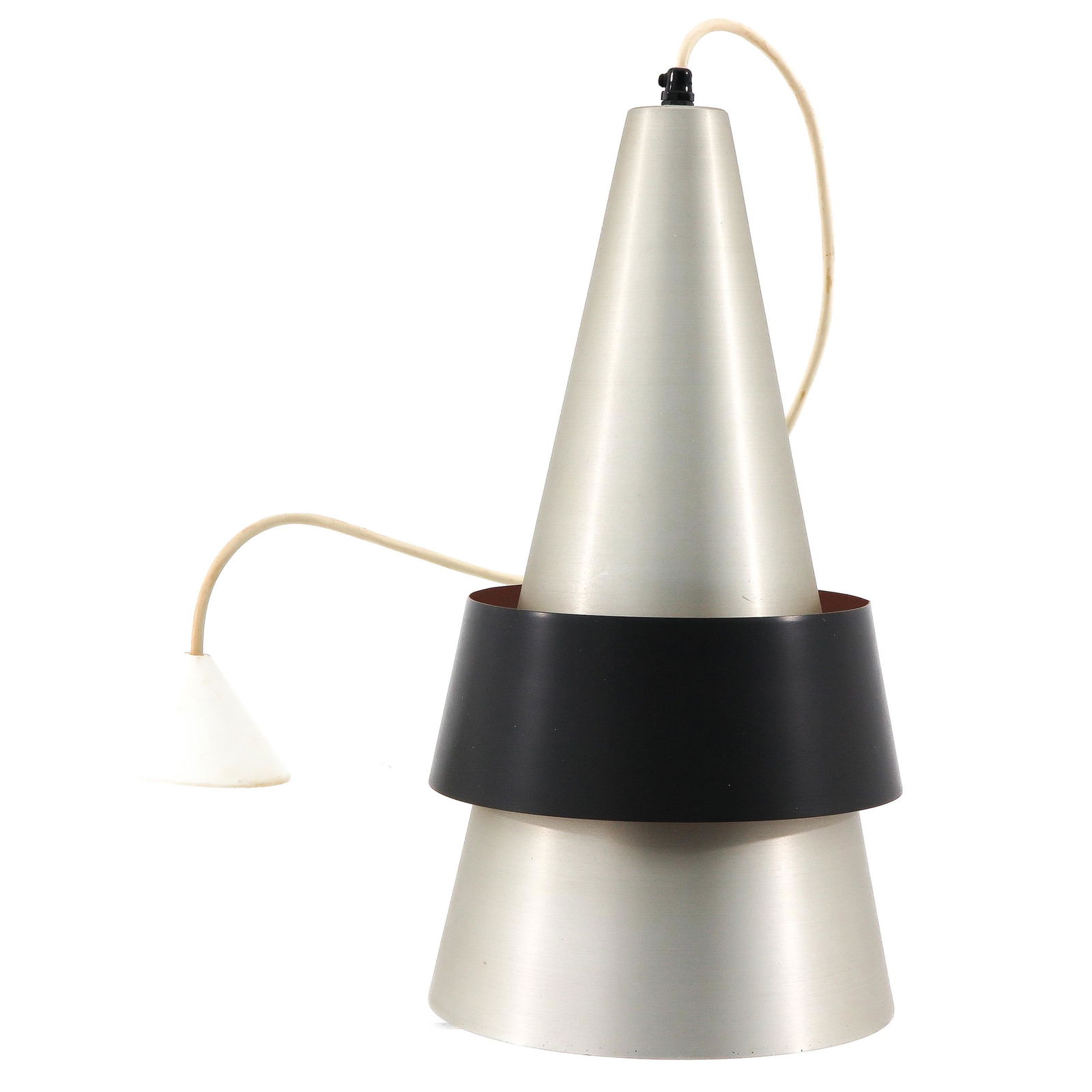 A 1960s Fog en Morup Hanging Lamp: Corona model, designer Jo Hammerborg, 43 cm. tall.
