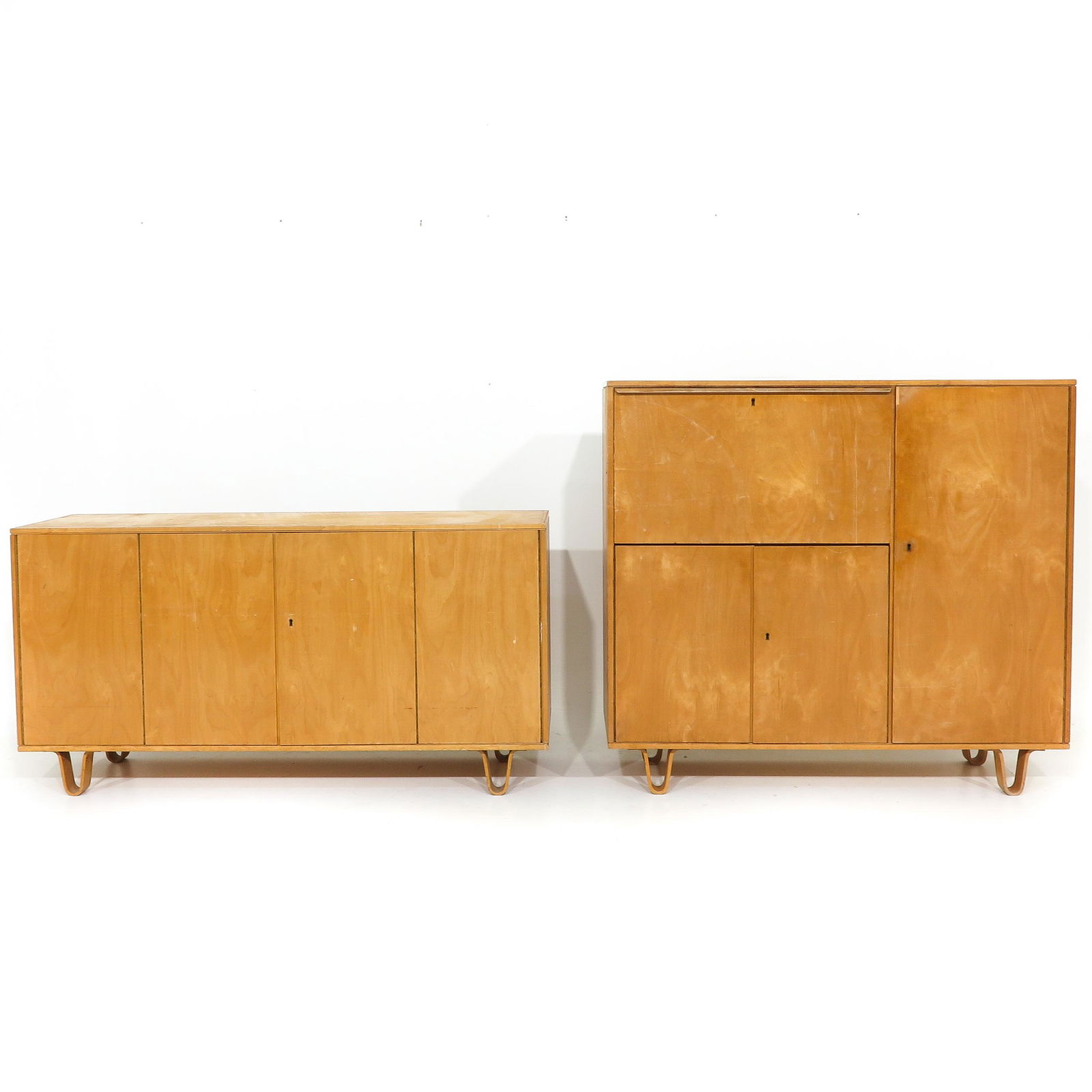 Two Pieces of Pastoe Furniture: Designer Cees Braakman, including CB01.