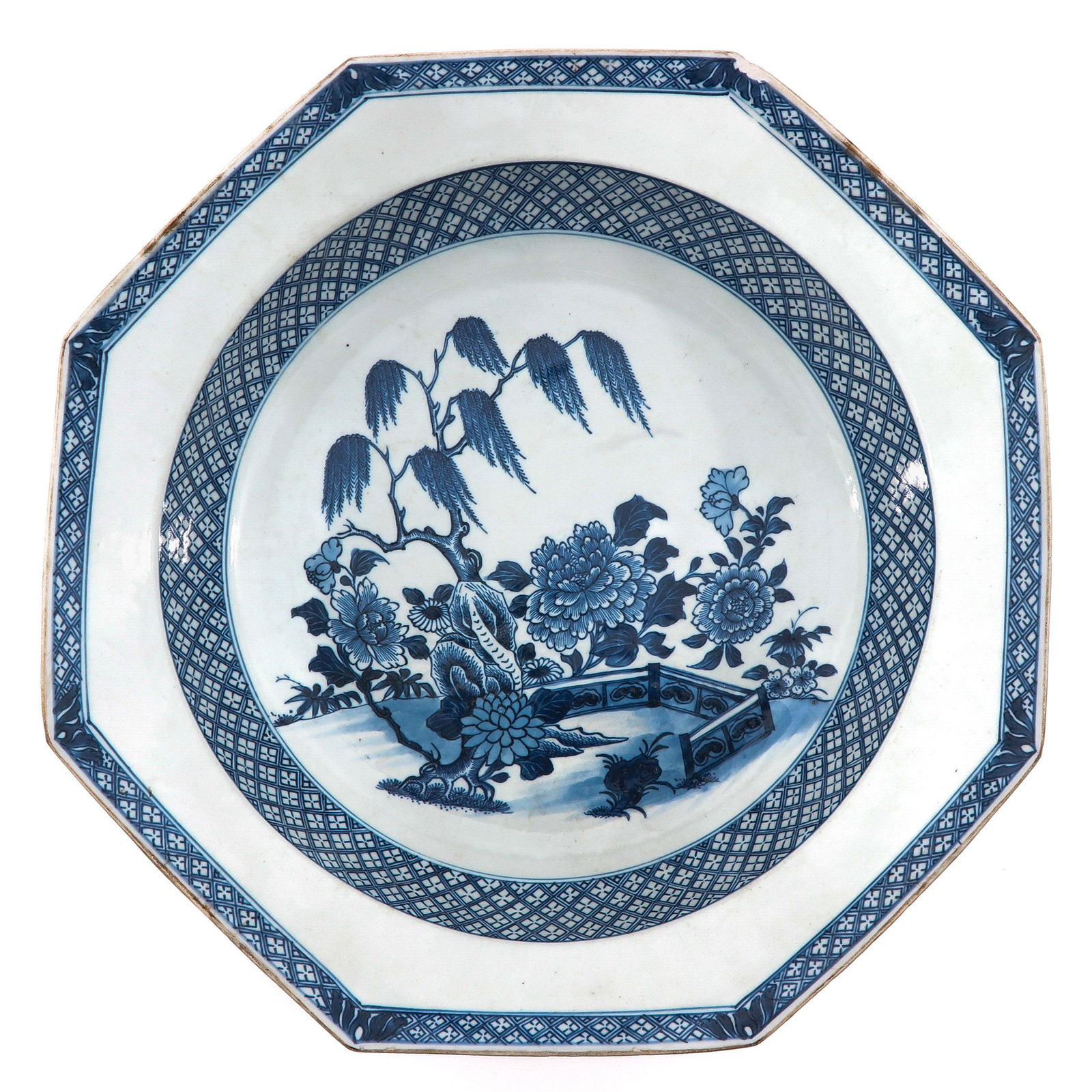 A Blue and White Serving Dish (1 of 7)