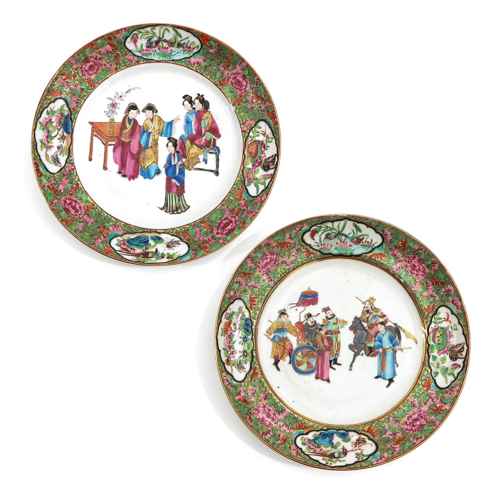 A Pair of Famille Rose Plates (1 of 10)