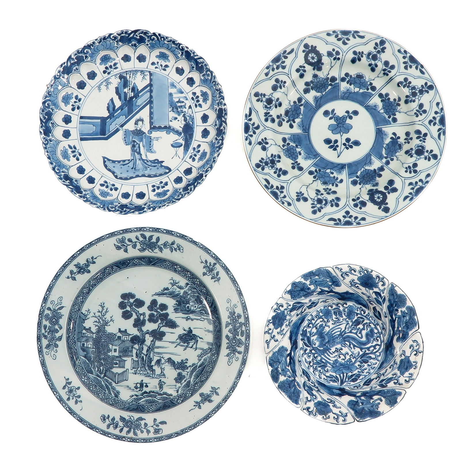 A Collection of 4 Plates (1 of 10)