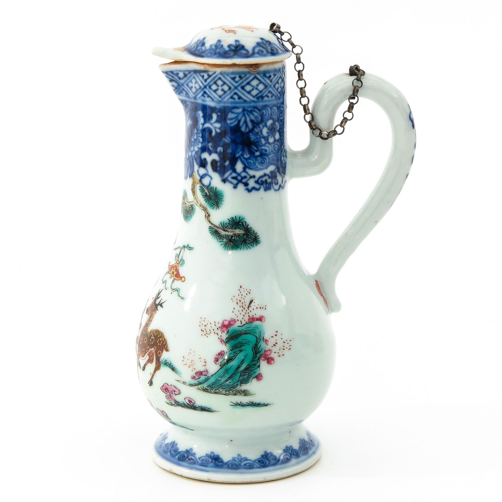 A Famille Rose Pitcher with Cover (1 of 9)