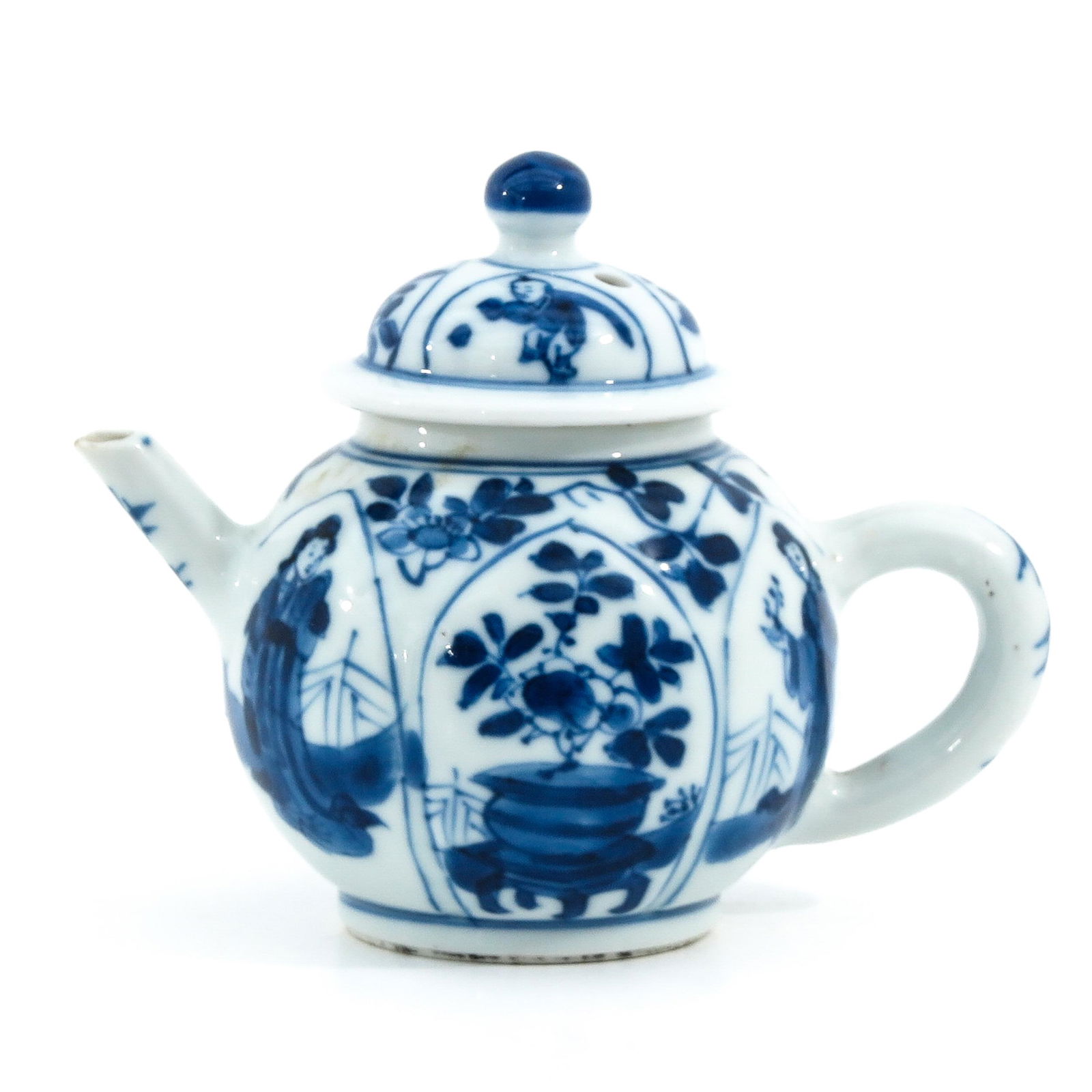 A Blue and White Miniature Teapot (1 of 10)
