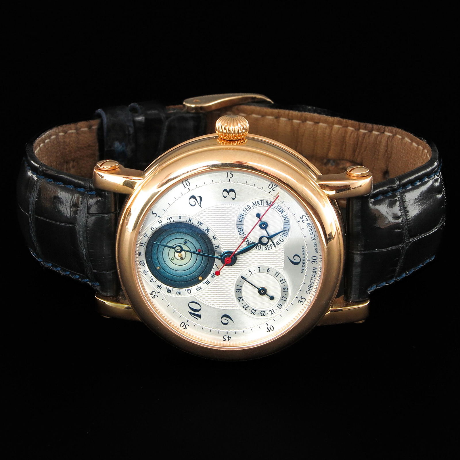 A Mens 18KG Christiaan van der Klaauw Planetarium Watch (1 of 10)