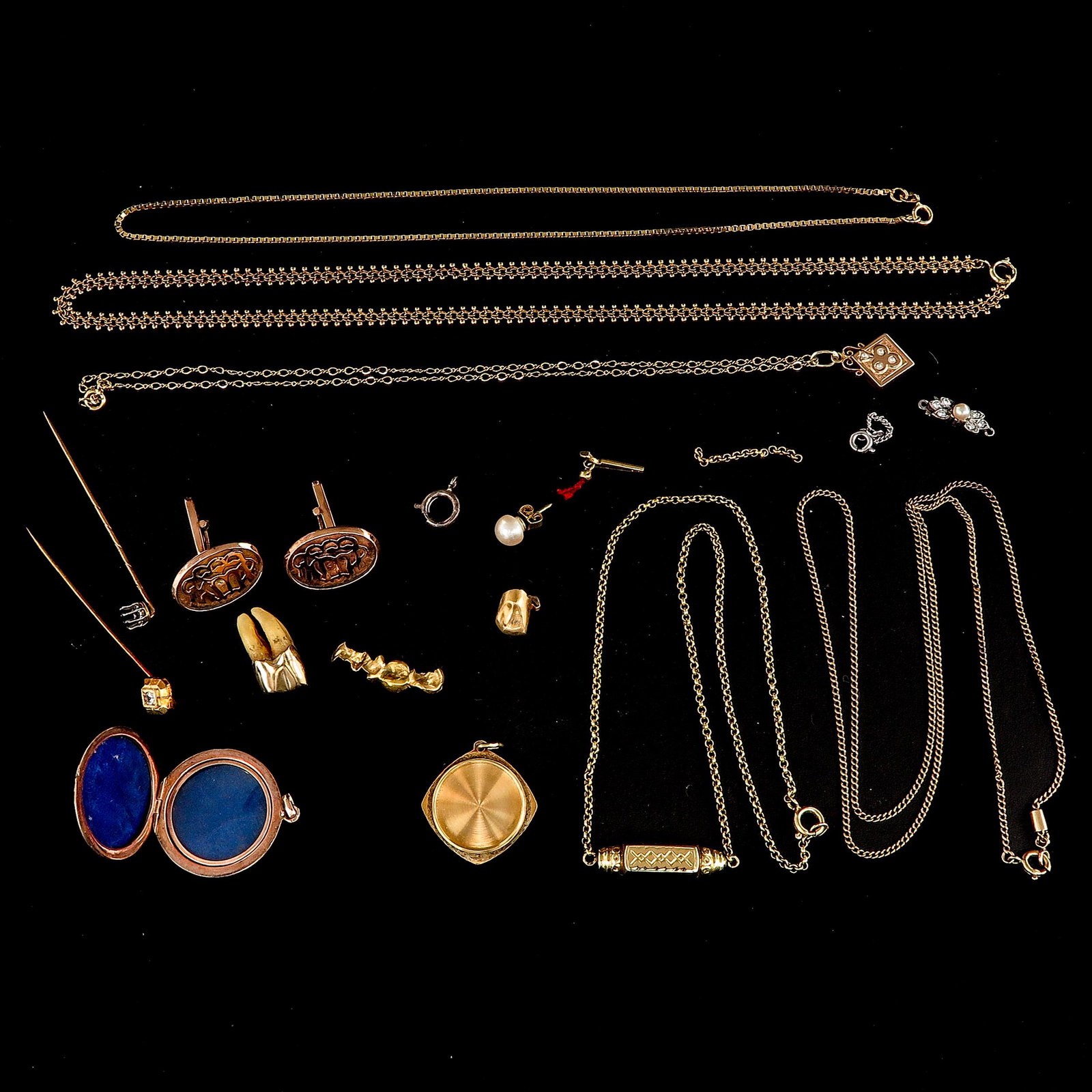 A Collection of Jewelry: Including 14KG.