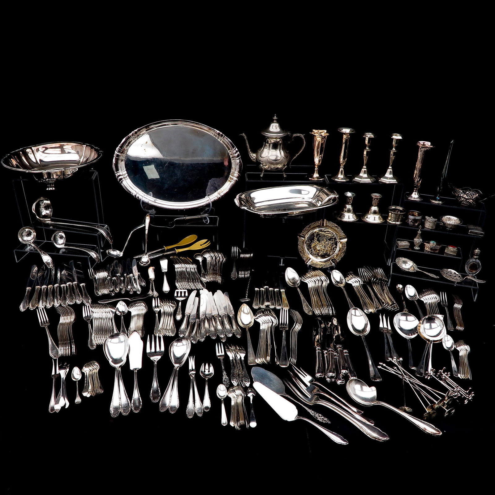 A Lot of Silver and Silver Plate (1 of 10)