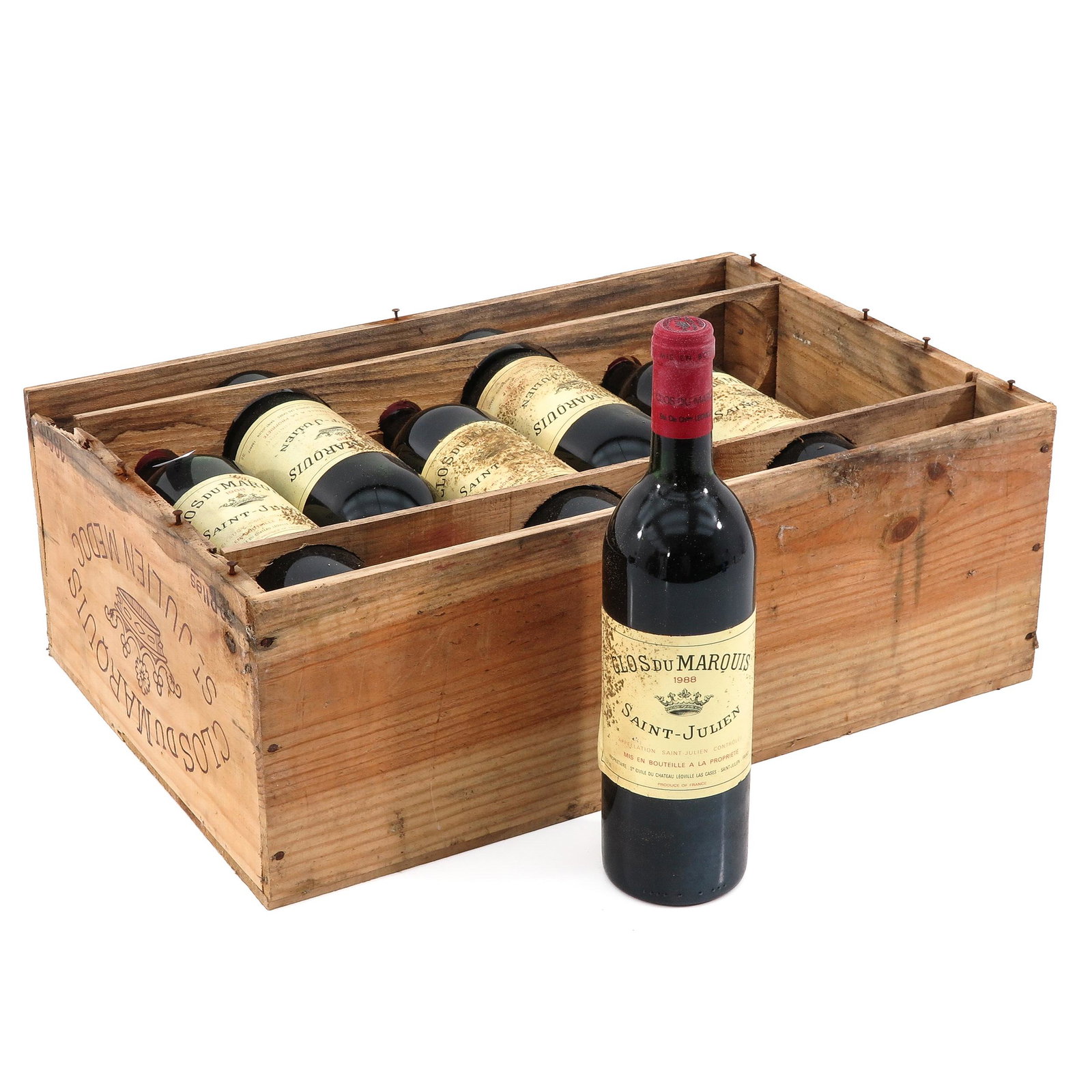 A Lot of 12 Bottles of Clos du Marquis: St. Julien Medo, 1988