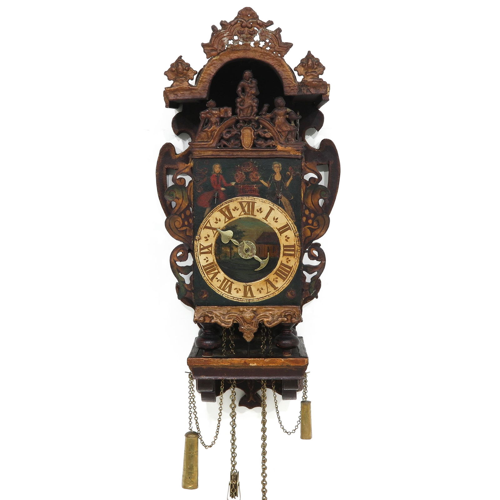 An 18th Century Wall Clock or Stoelklok (1 of 9)